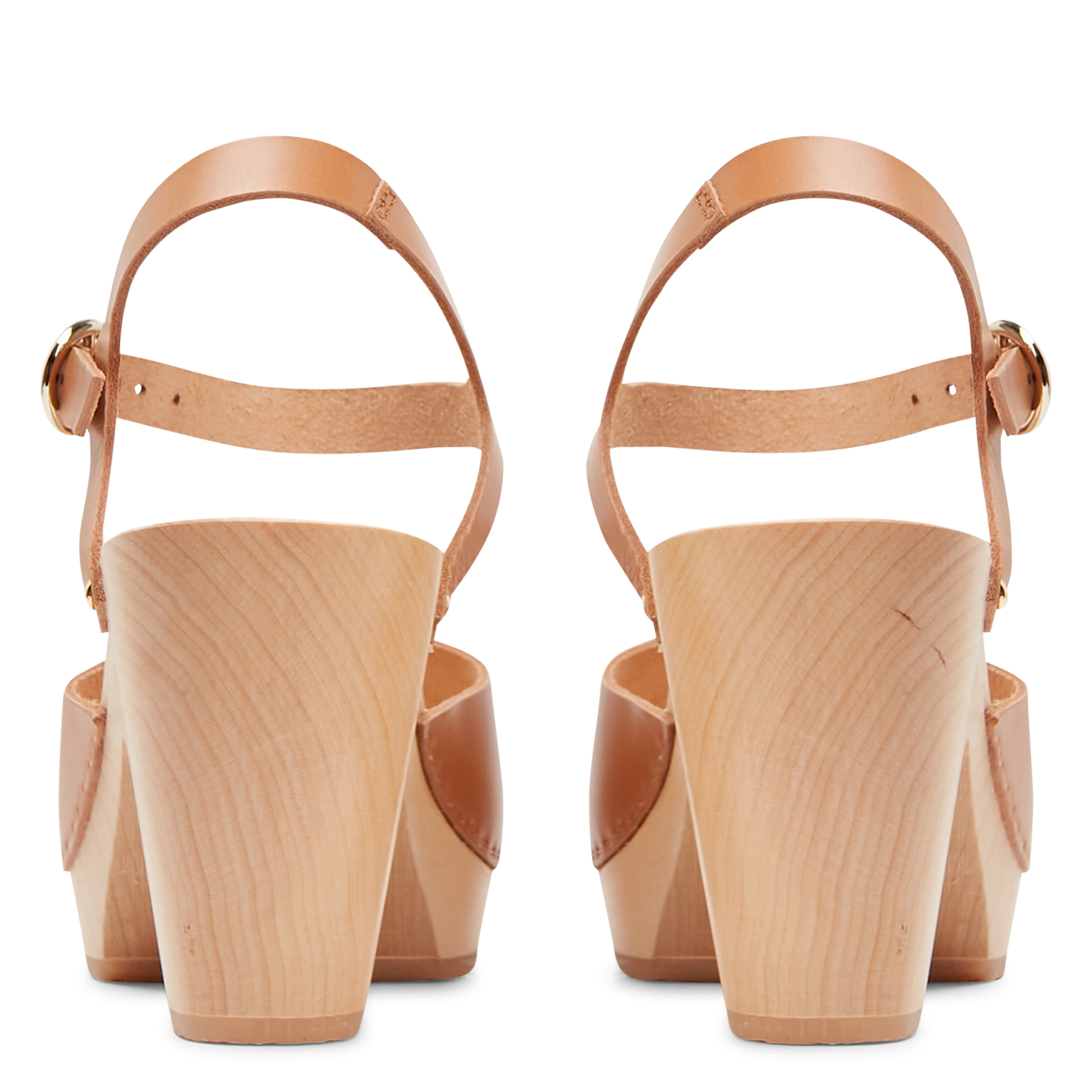 Sabots à talon en cuir  SABOTS YOUYOU Marron