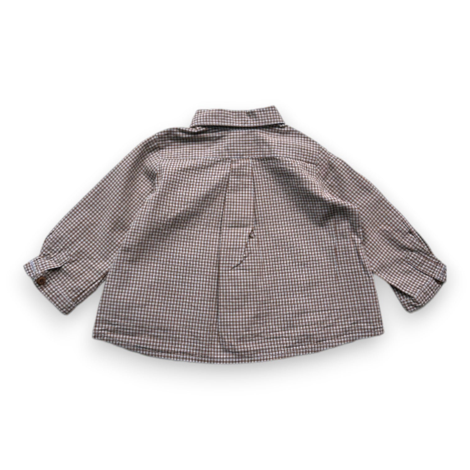 Brown baby shirt - 6 months BONPOINT - Seconde Main Brown