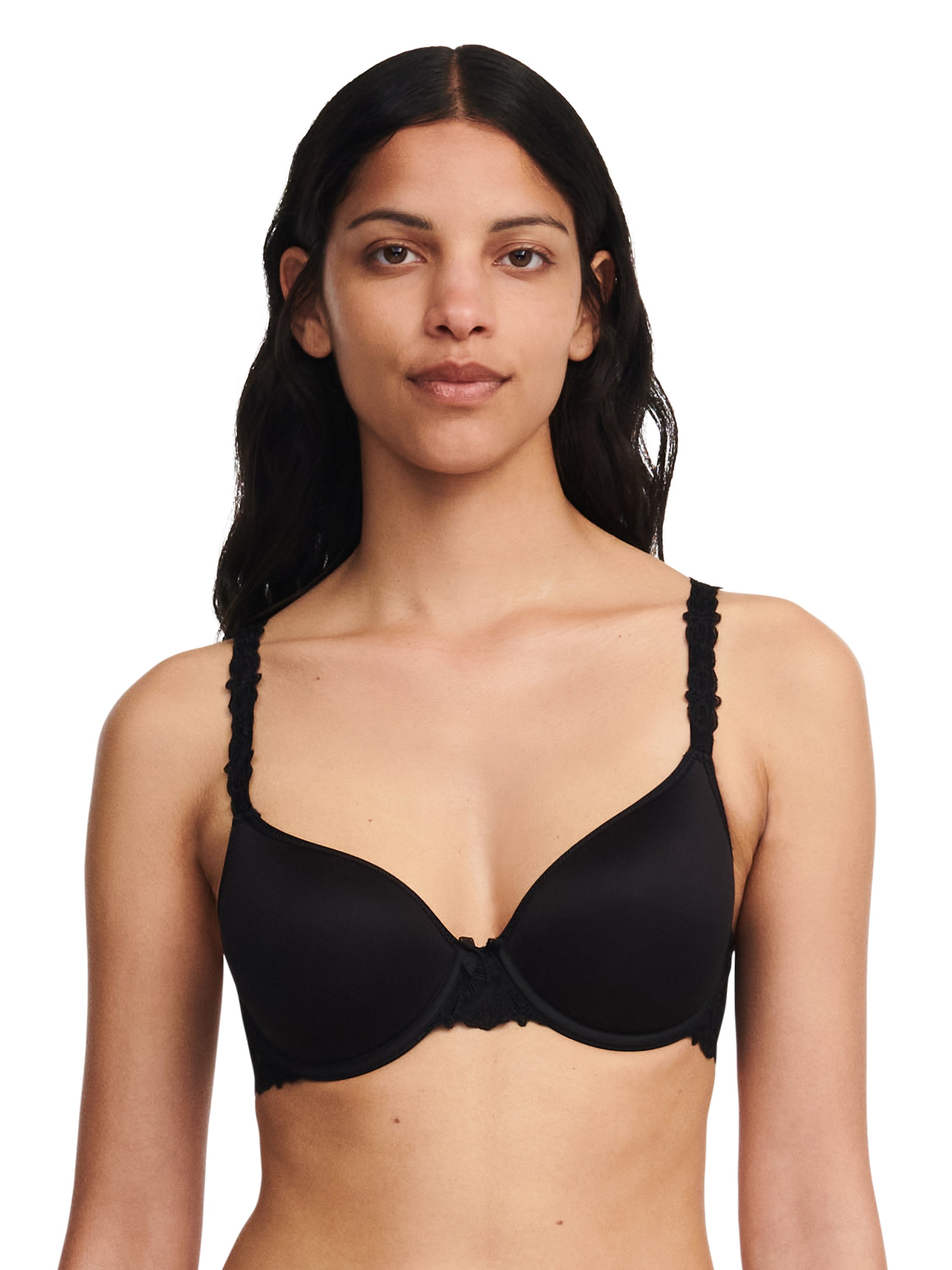 Full-cup shape memory bra Black