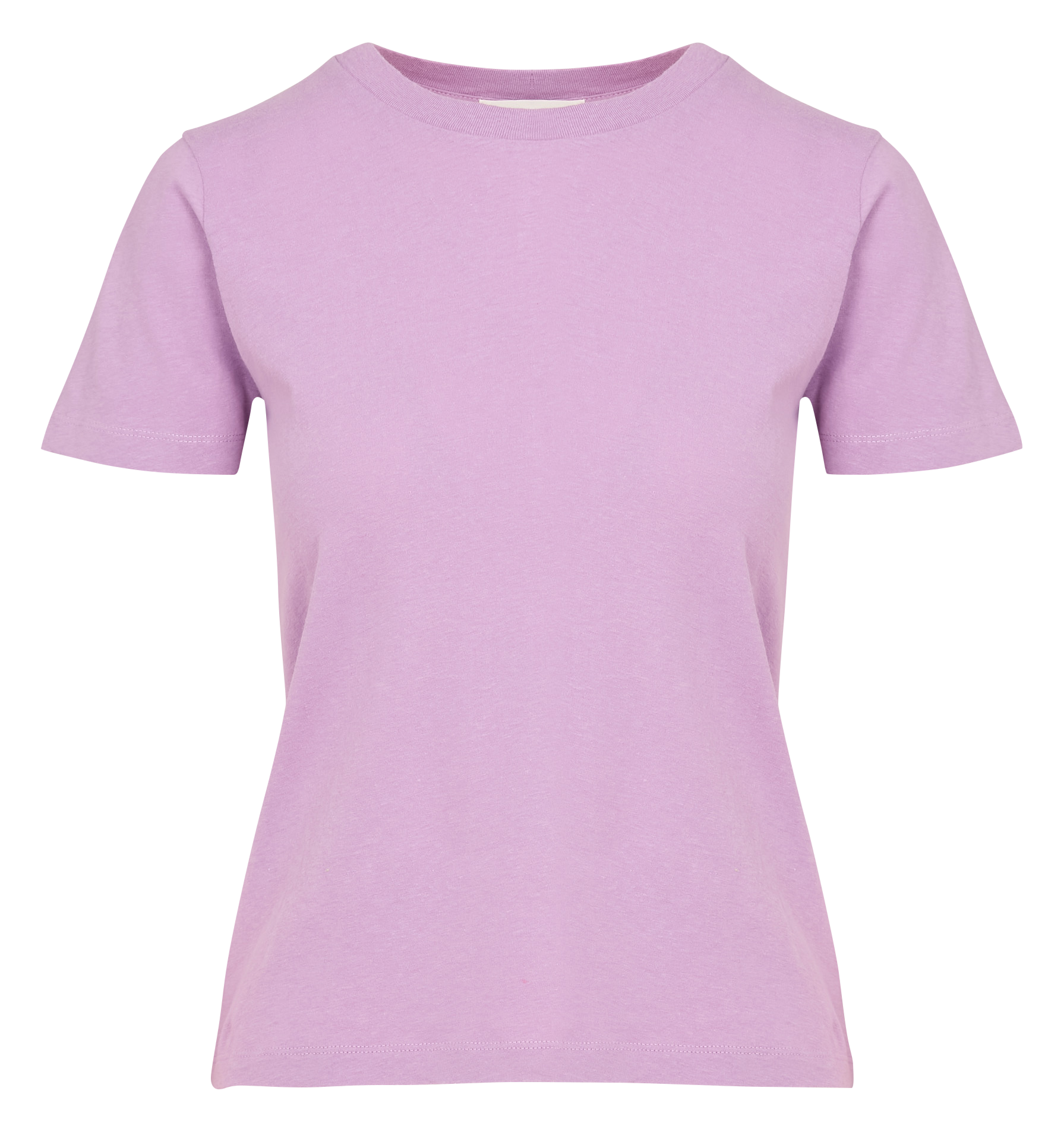 Tee-shirt col rond en coton GAMIPY Lilas