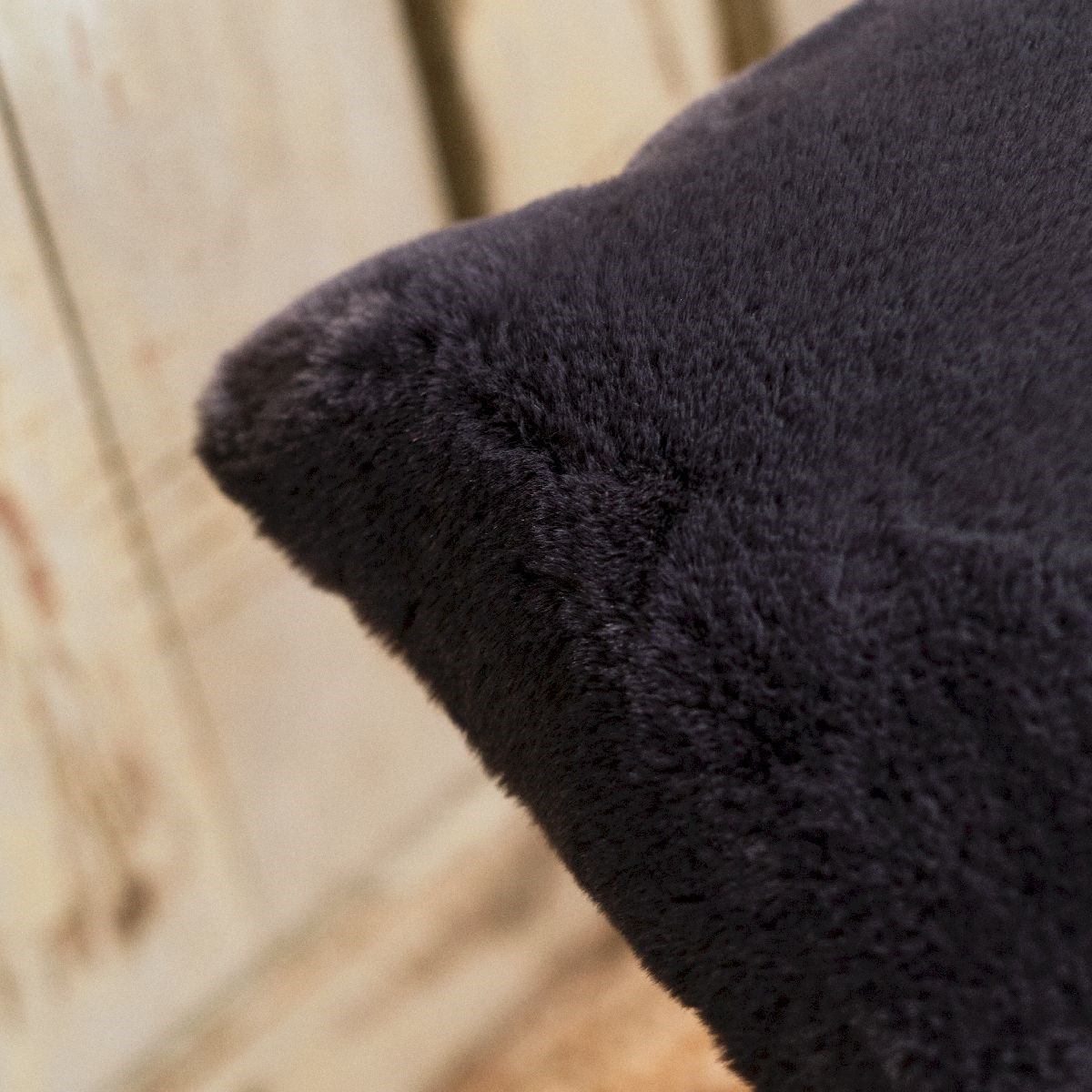 Fake fur cushion TODAY LINGE DE MAISON Grey