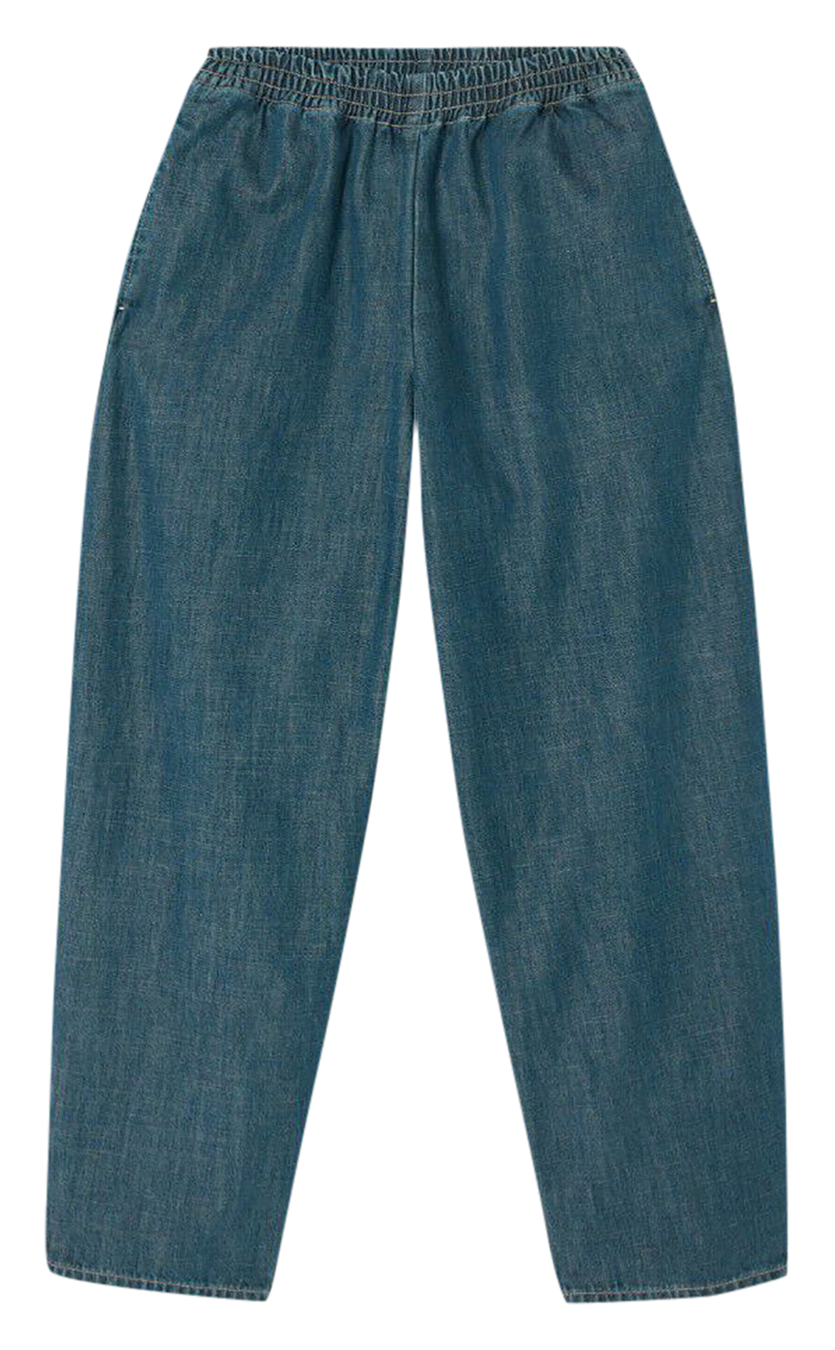 Karottenhose aus recycelter Baumwollmischung AMERICAN VINTAGE Blau