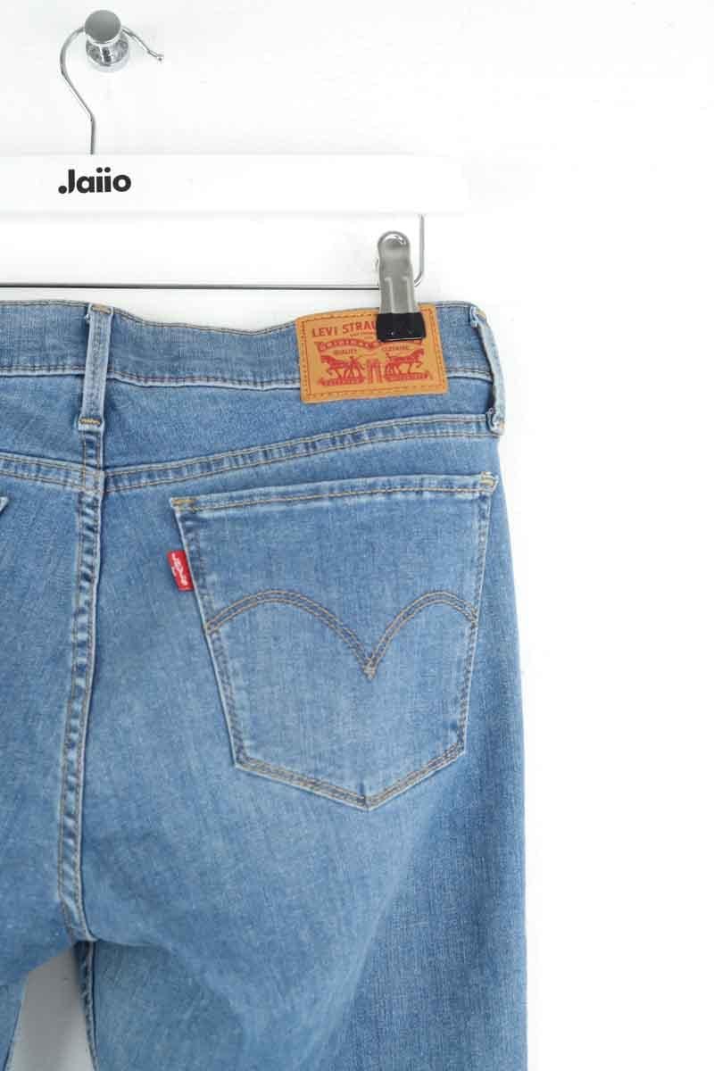 Cotton skinny jeans LEVI'S - Seconde main Blue