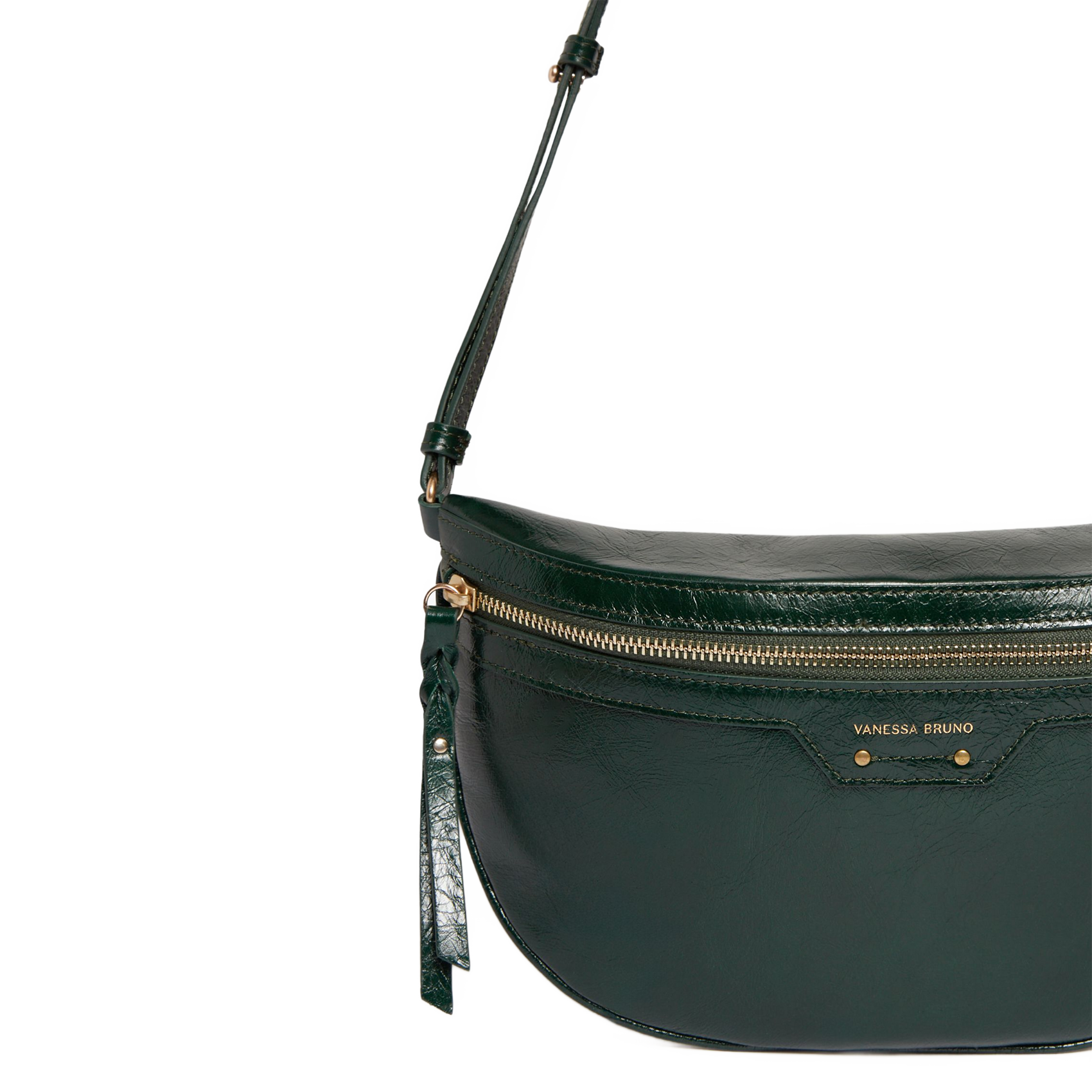 Sac bandoulière en cuir VANESSA BRUNO Vert