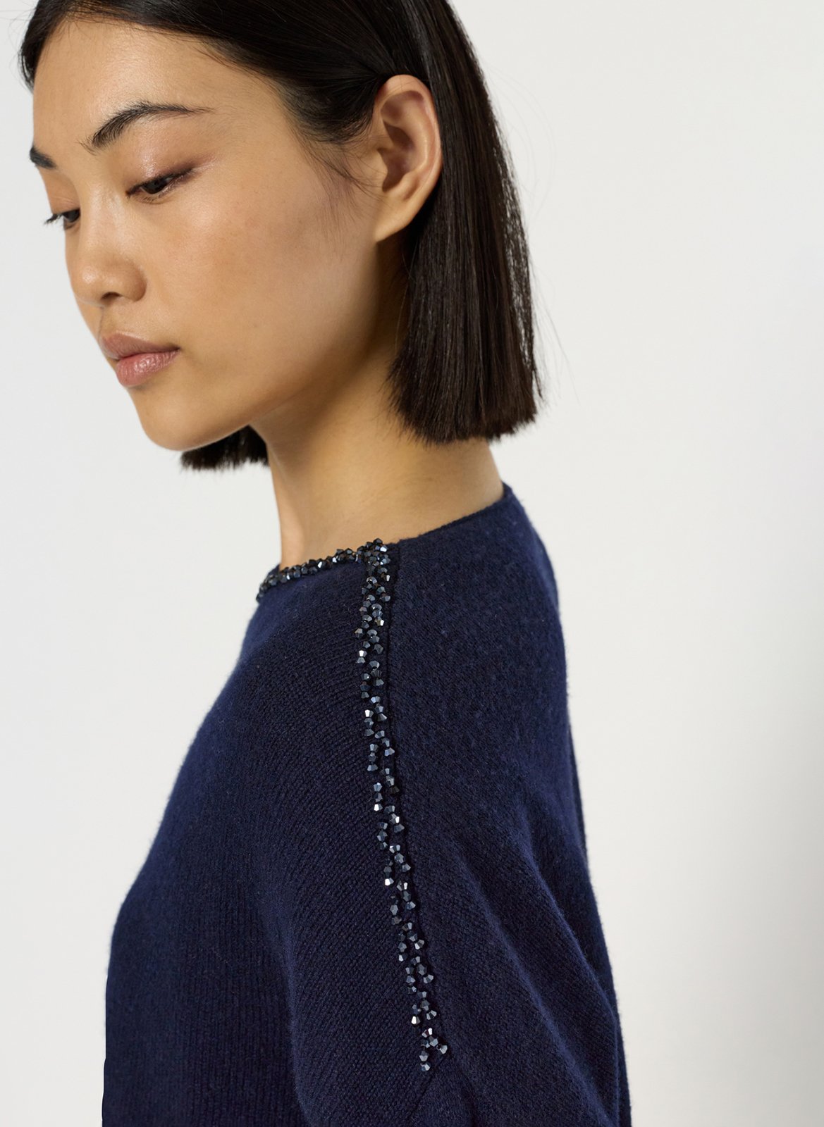 Gestreepte wollen trui GERARD DAREL Blauw