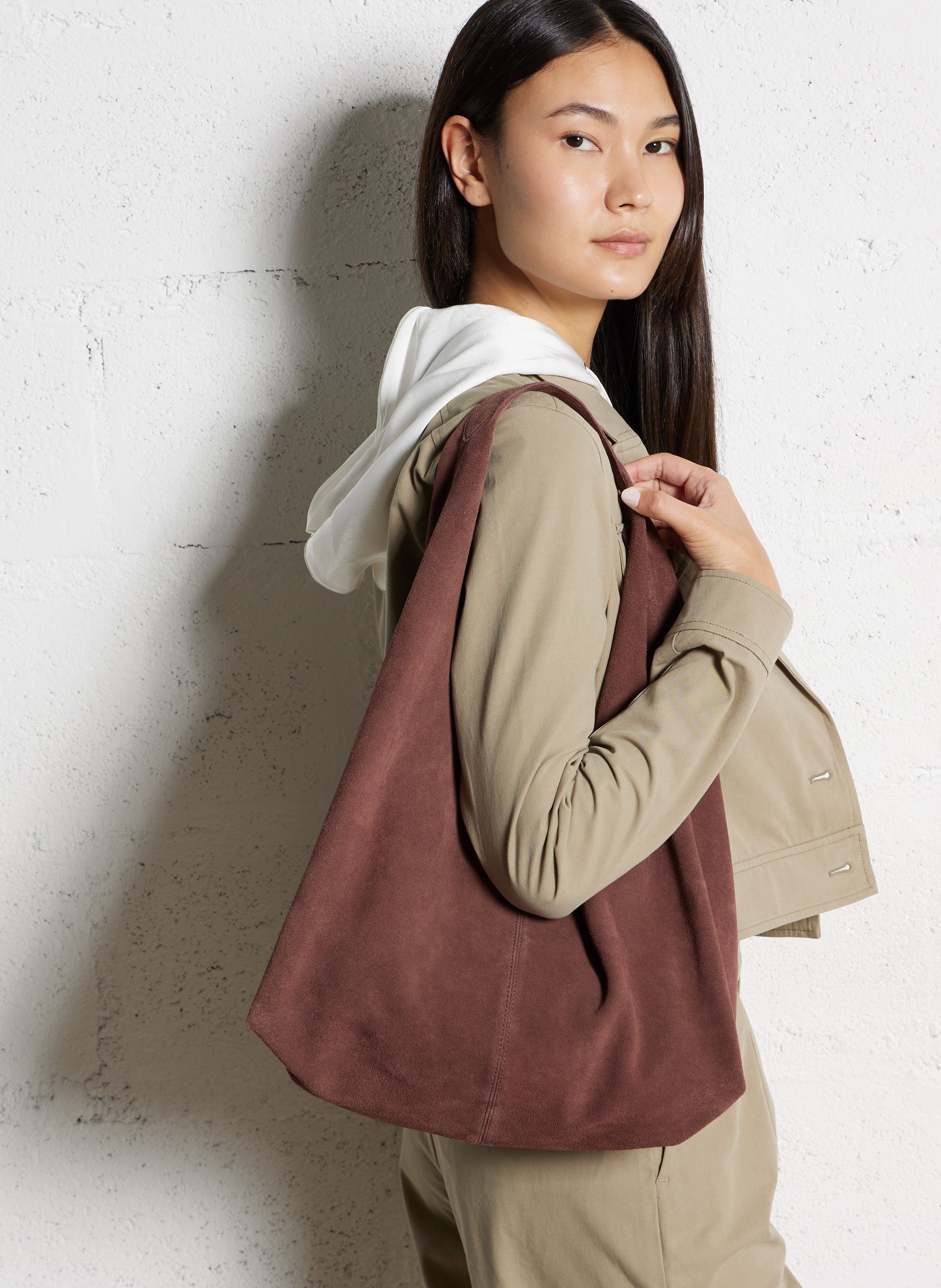 Billy L leather bag  IKKS Brown