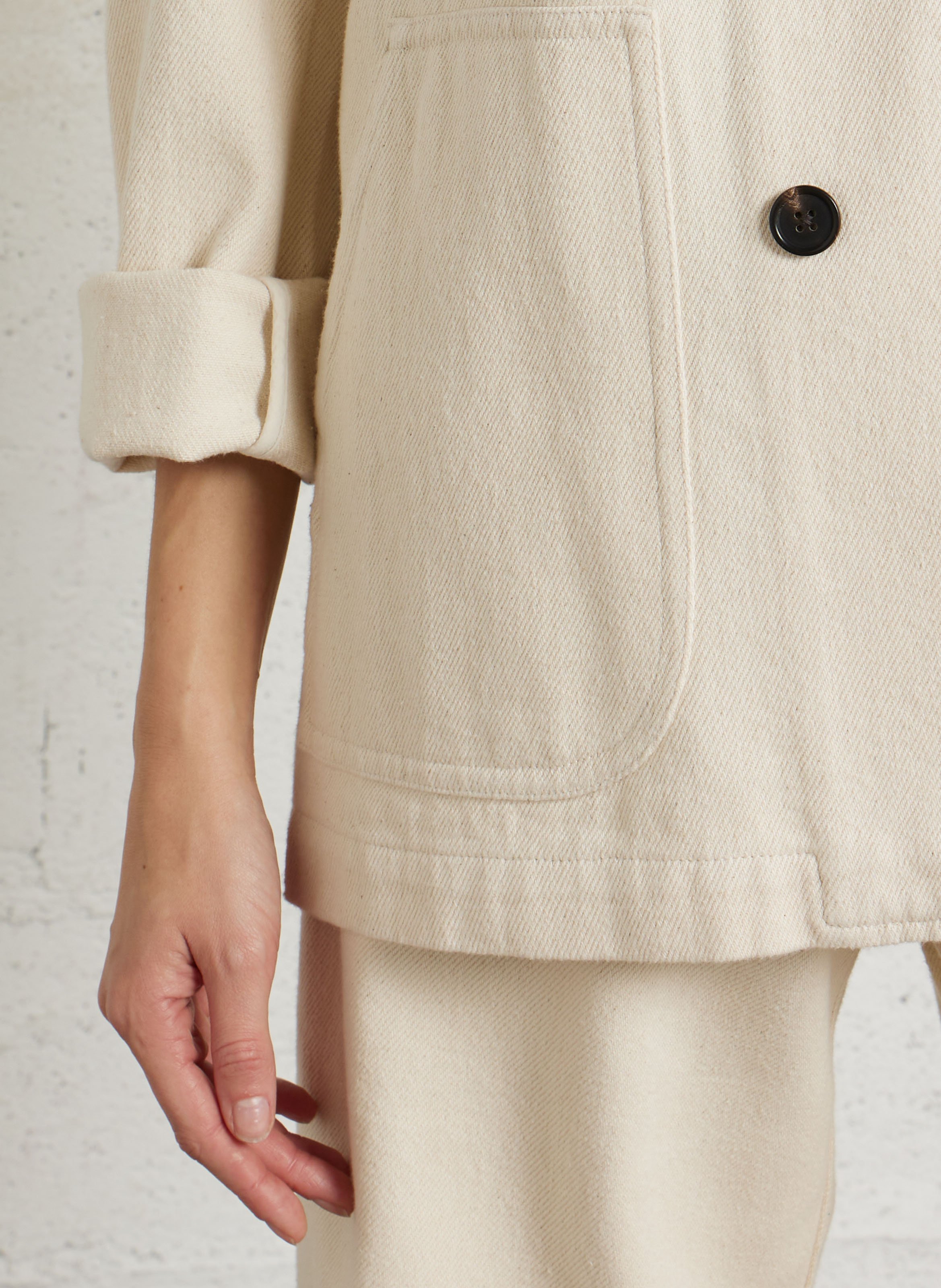 Katoenen blazer BELLEROSE Beige