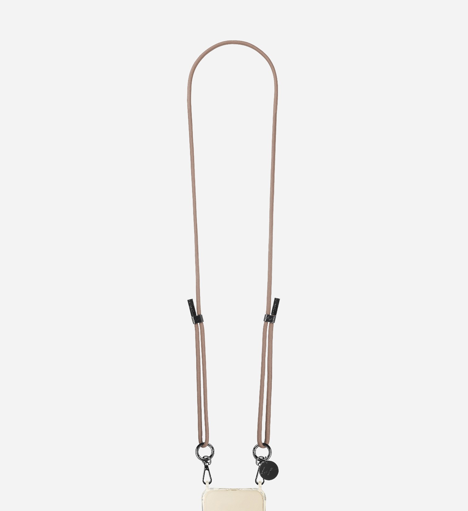 Cotton phone cord LA COQUE FRANCAISE Brown