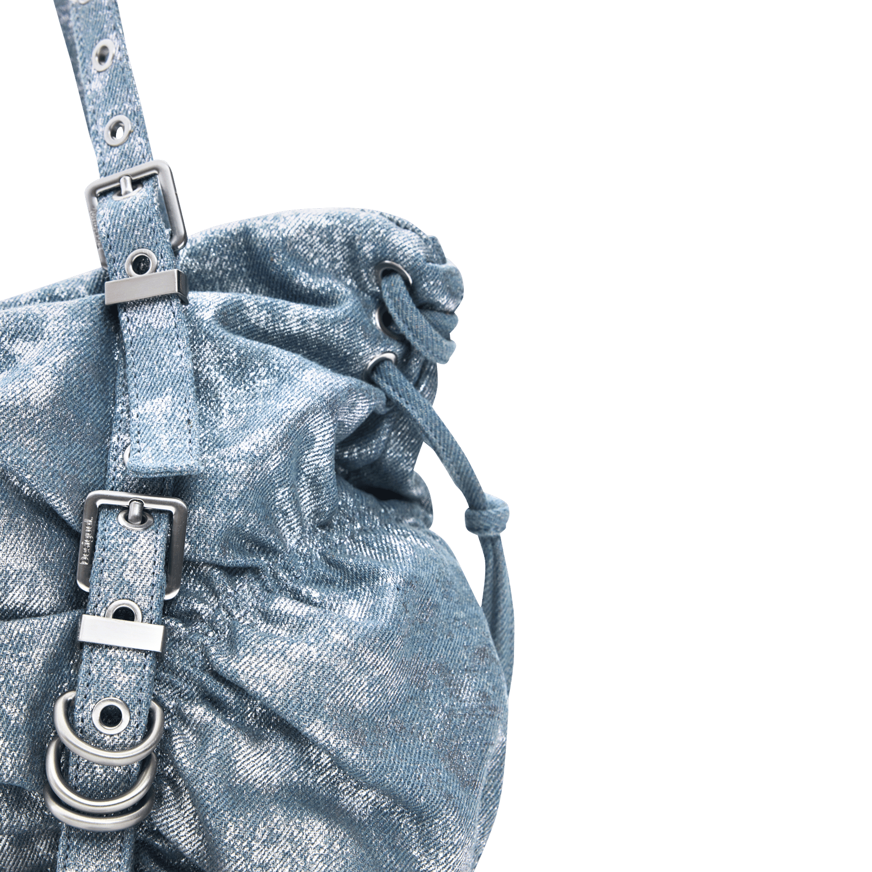 Sac à main en jean DESIGUAL Blauw