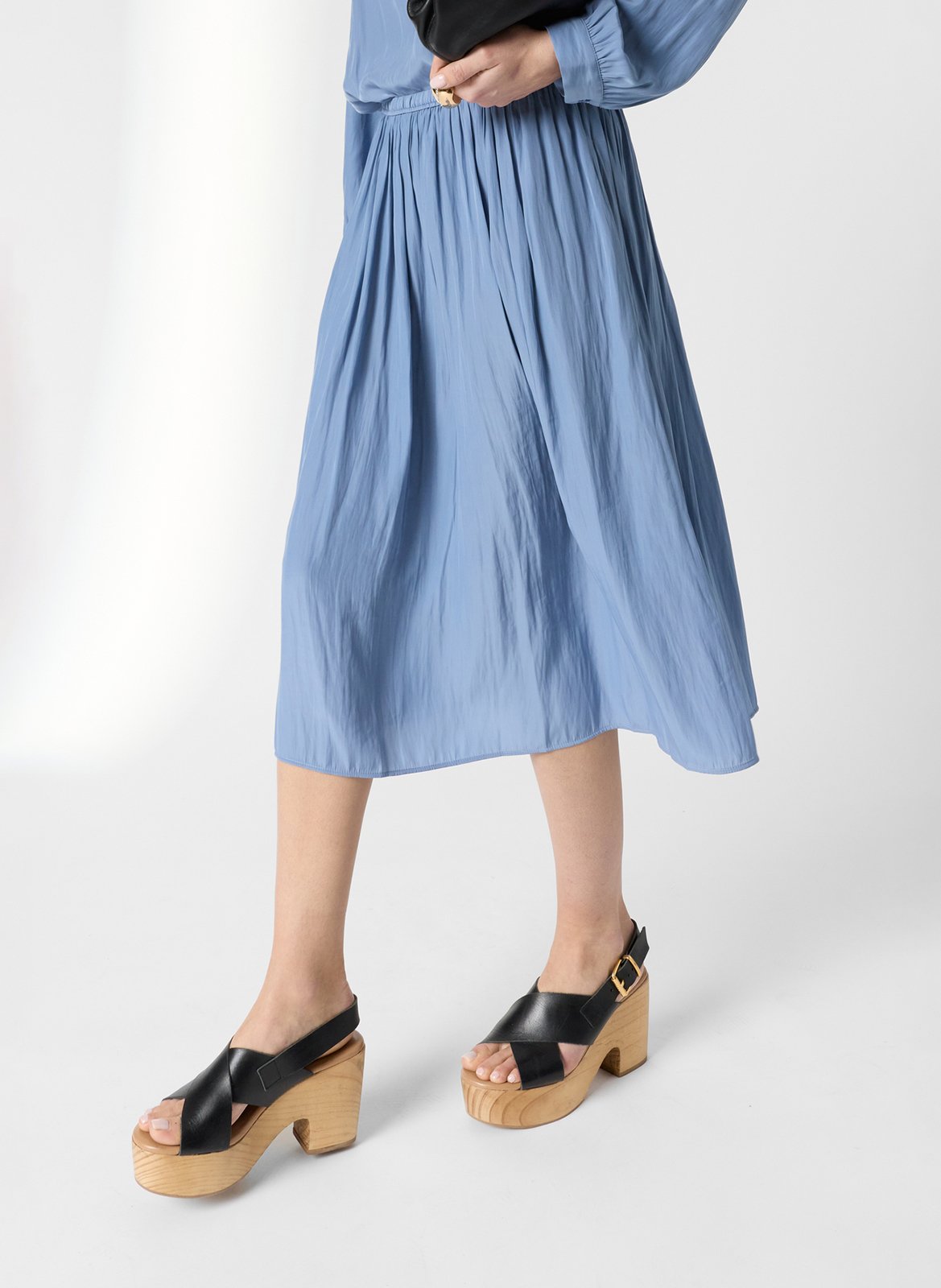 Jupe midi plissée GERARD DAREL