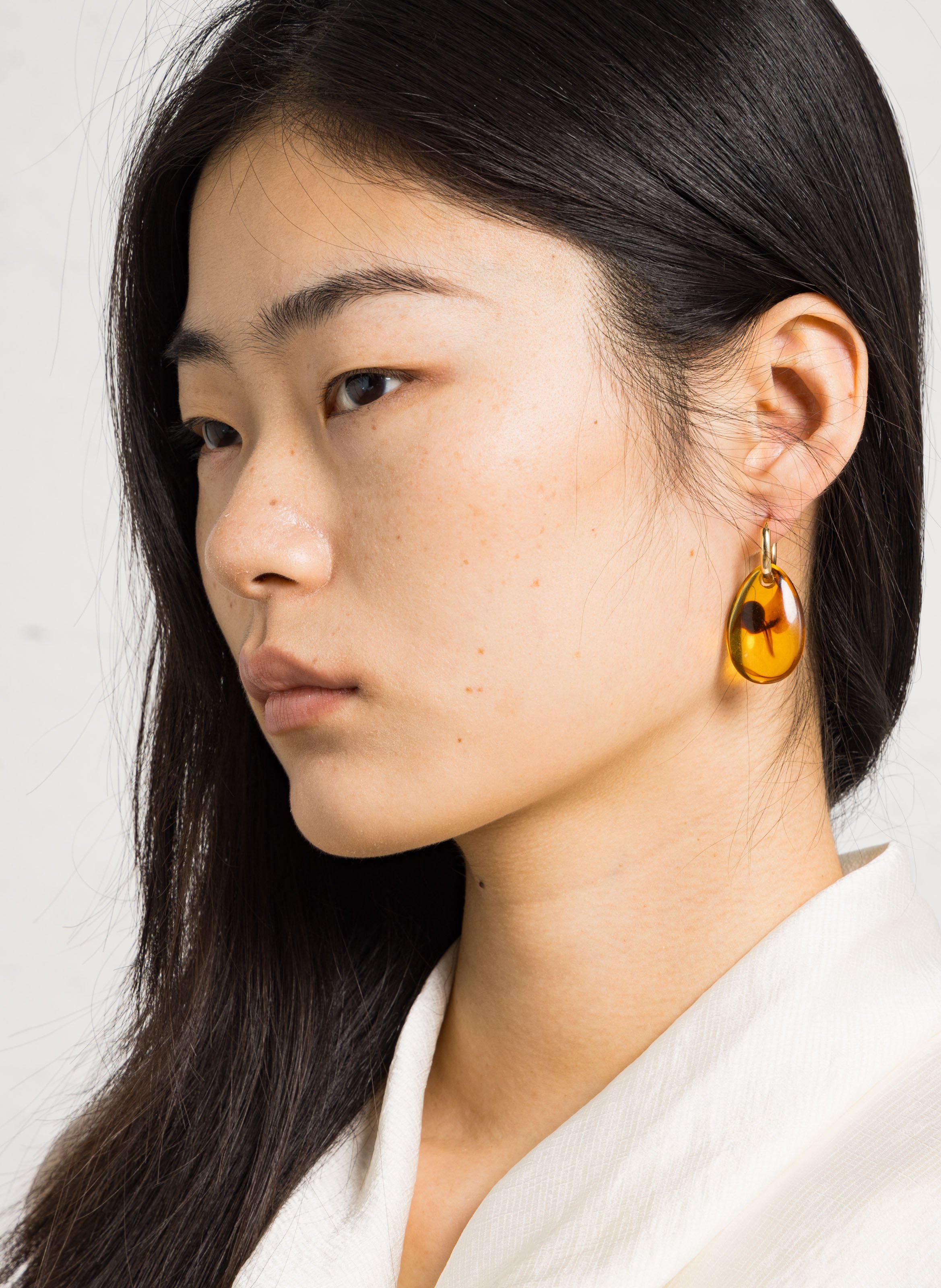 Créoles ronde FEEKA Marron