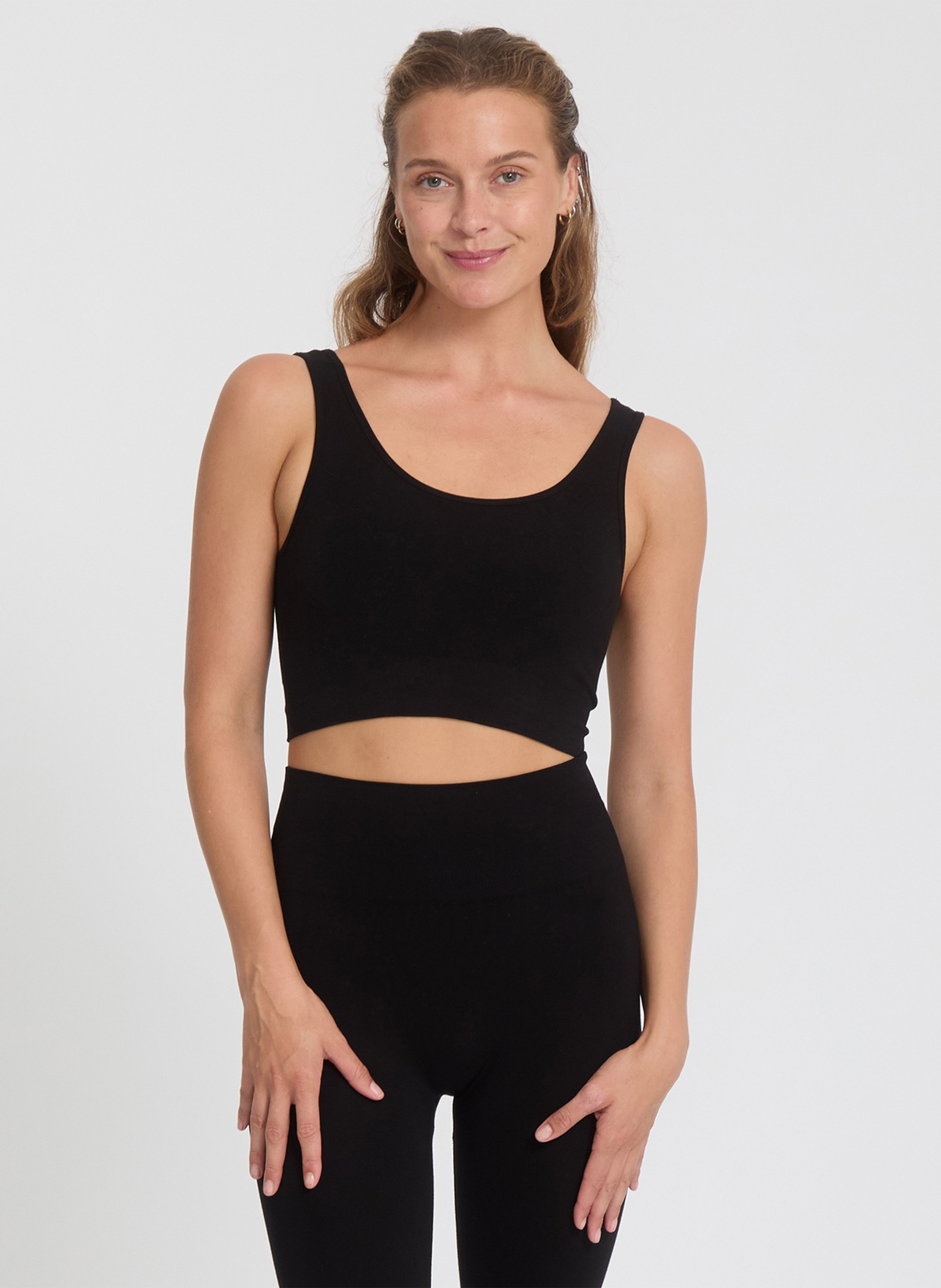 Bamboo bralette YOGA SEARCHER Black