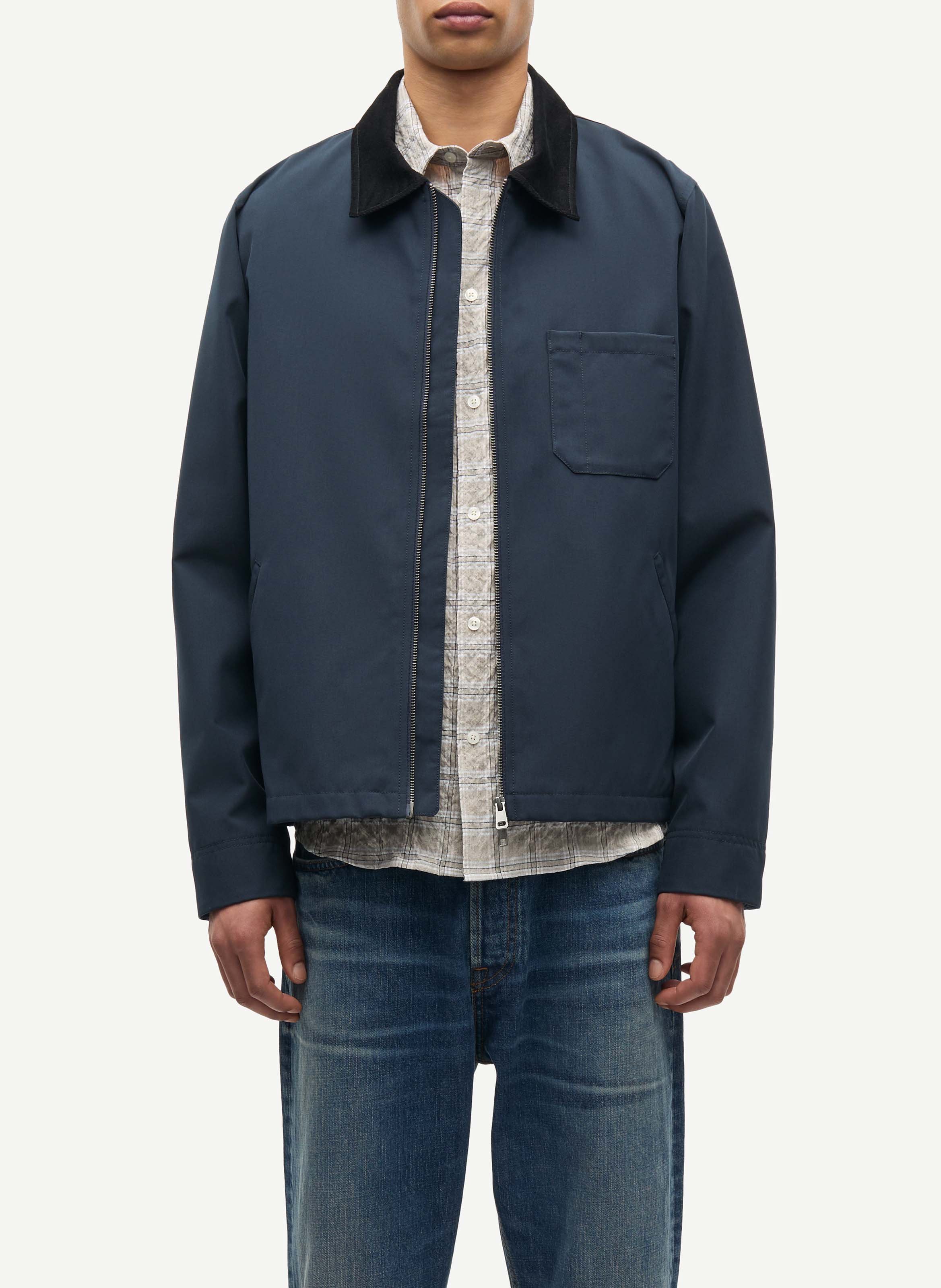 Recht jasje SAMSOE SAMSOE Blauw