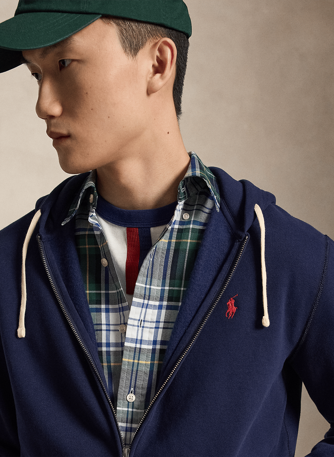 Kapuzensweatshirt aus Baumwoll-Mix, Regular Fit POLO RALPH LAUREN Blau