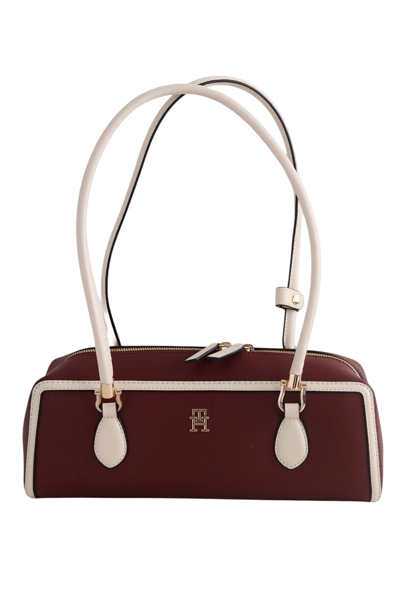 Sac porté épaule TOMMY HILFIGER - SECONDE MAIN Rouge
