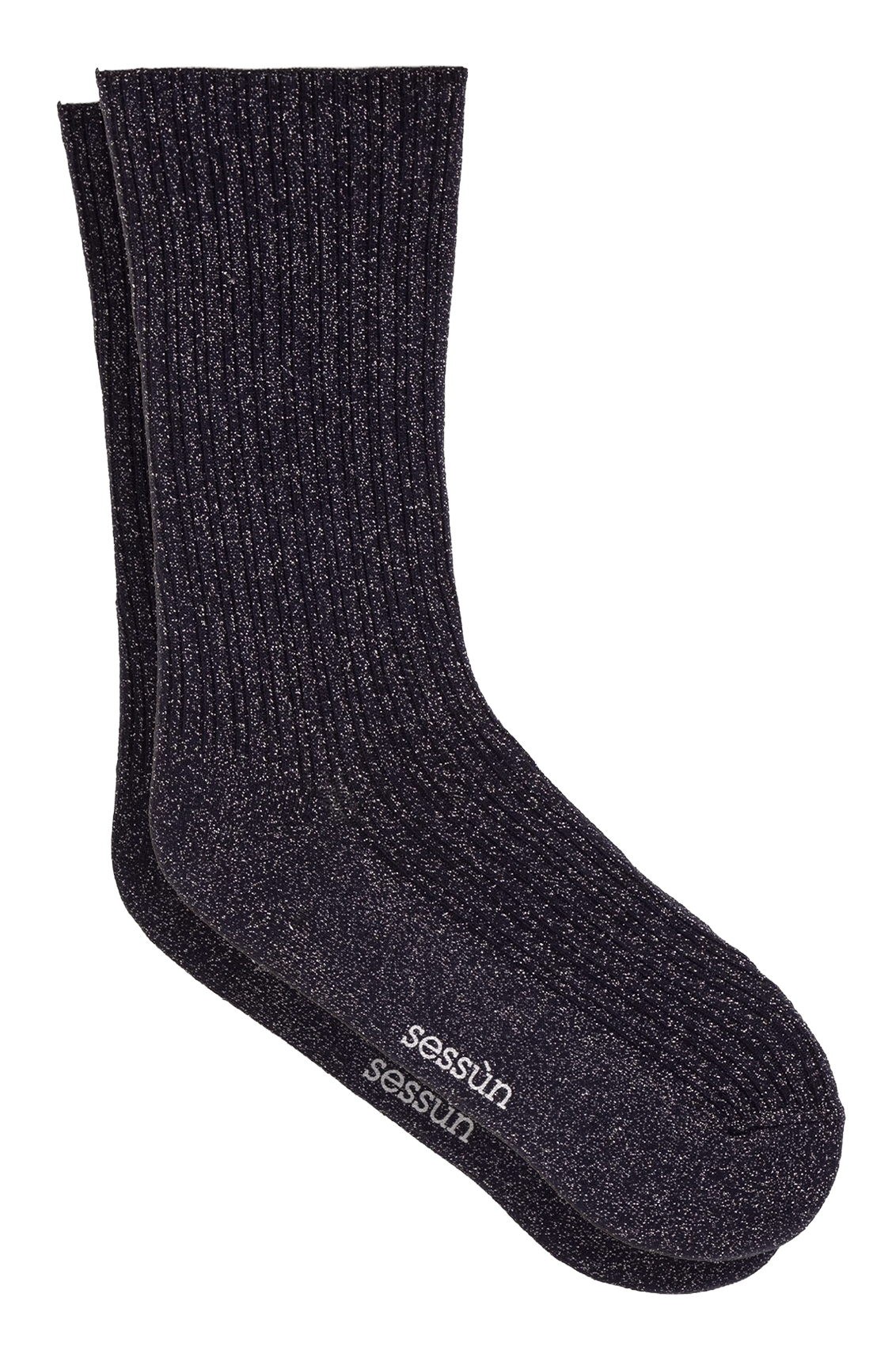 Metallic cotton socks SESSUN Black