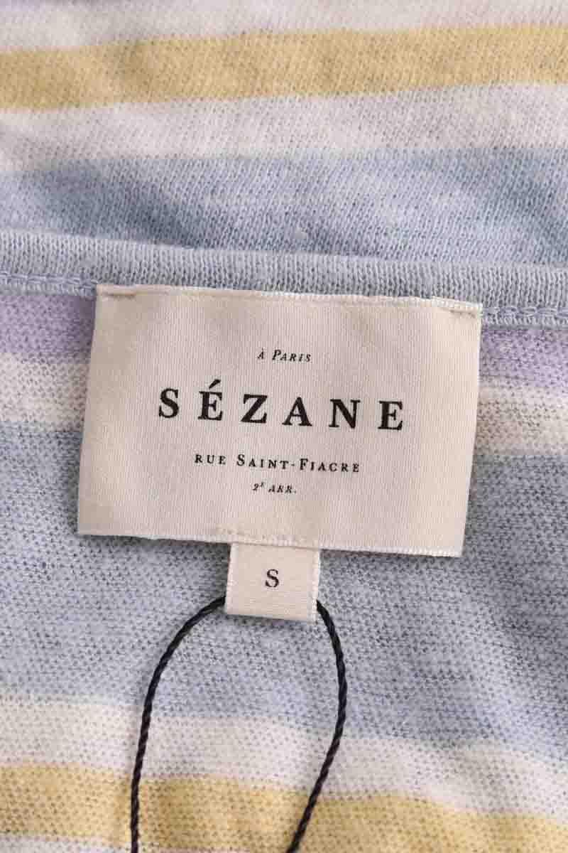 Azawood sleeveless top SEZANE - Seconde main Blue
