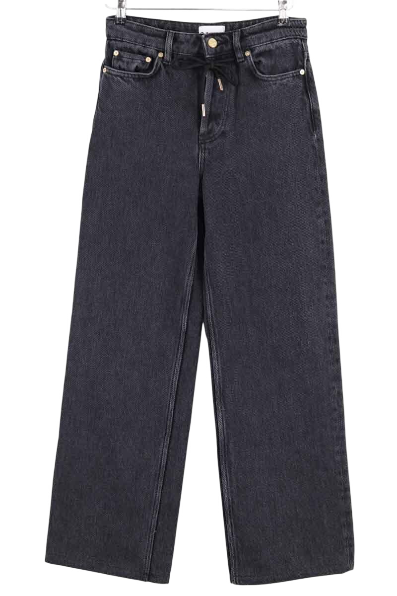 Wide-leg jeans GANNI - Seconde Main Grey