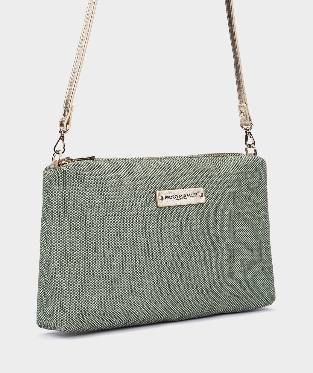 Raffia shoulder bag | Green PEDRO MIRALLES Women