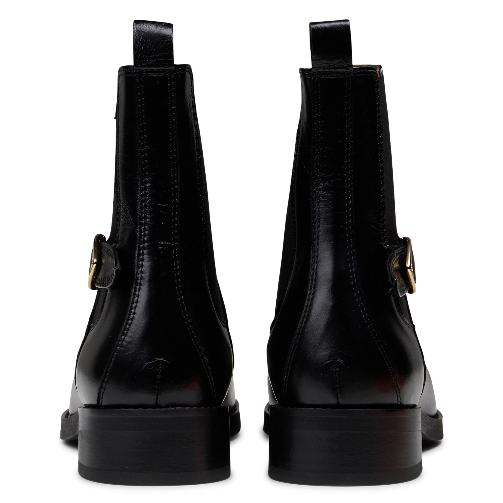 Bottines en cuir SOCQUE PARIS Noir