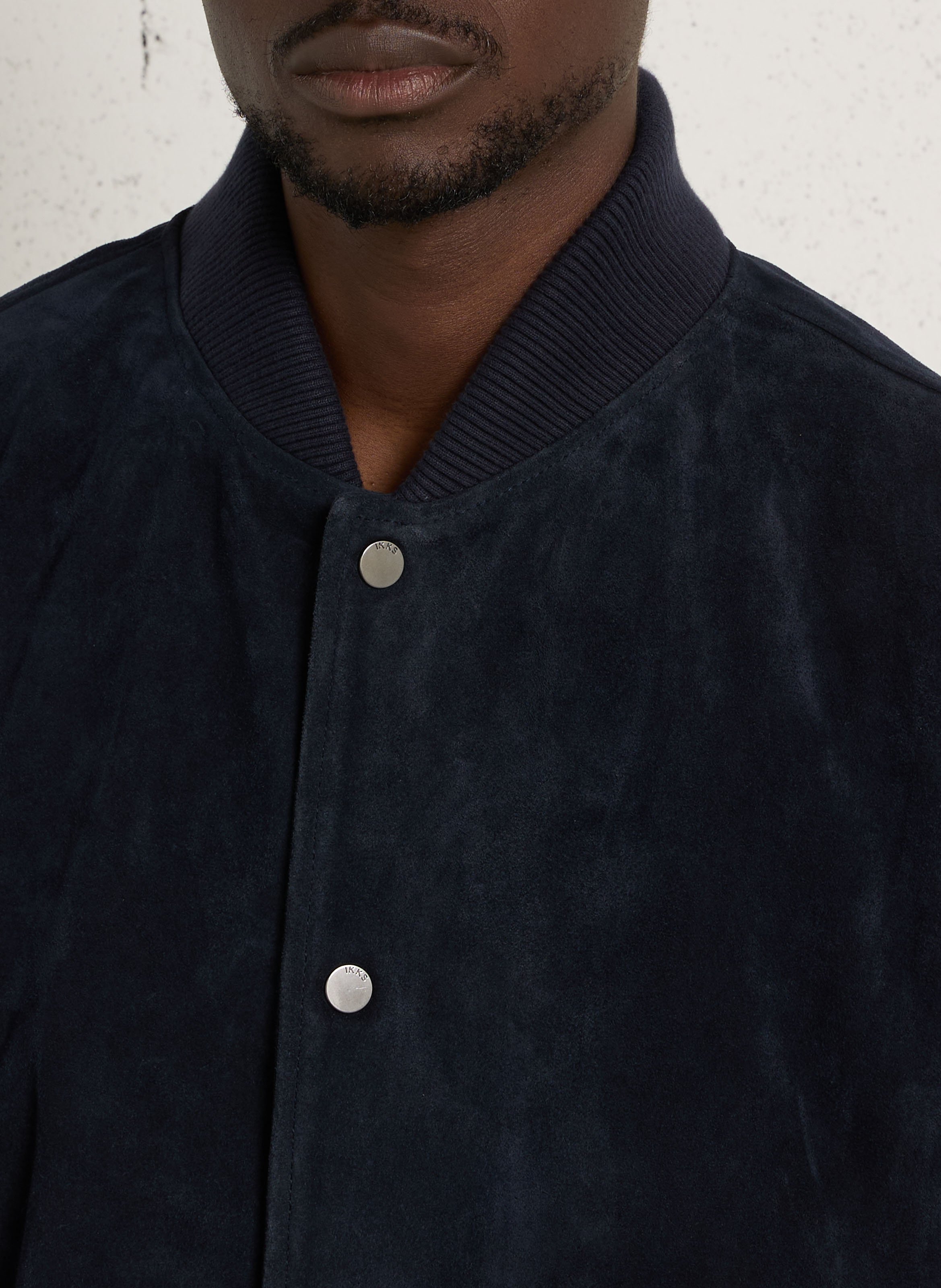 Lederblouson mit abnehmbarer Kapuze IKKS Blau