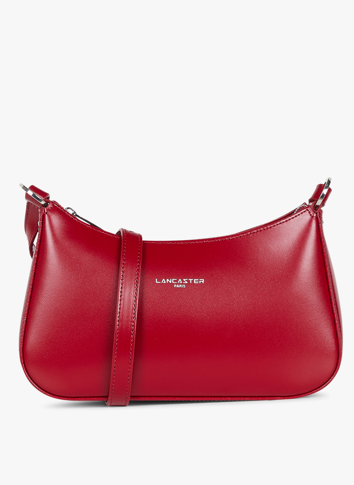 LANCASTER PARIS Baguette-Tasche aus Glattleder in Rot
