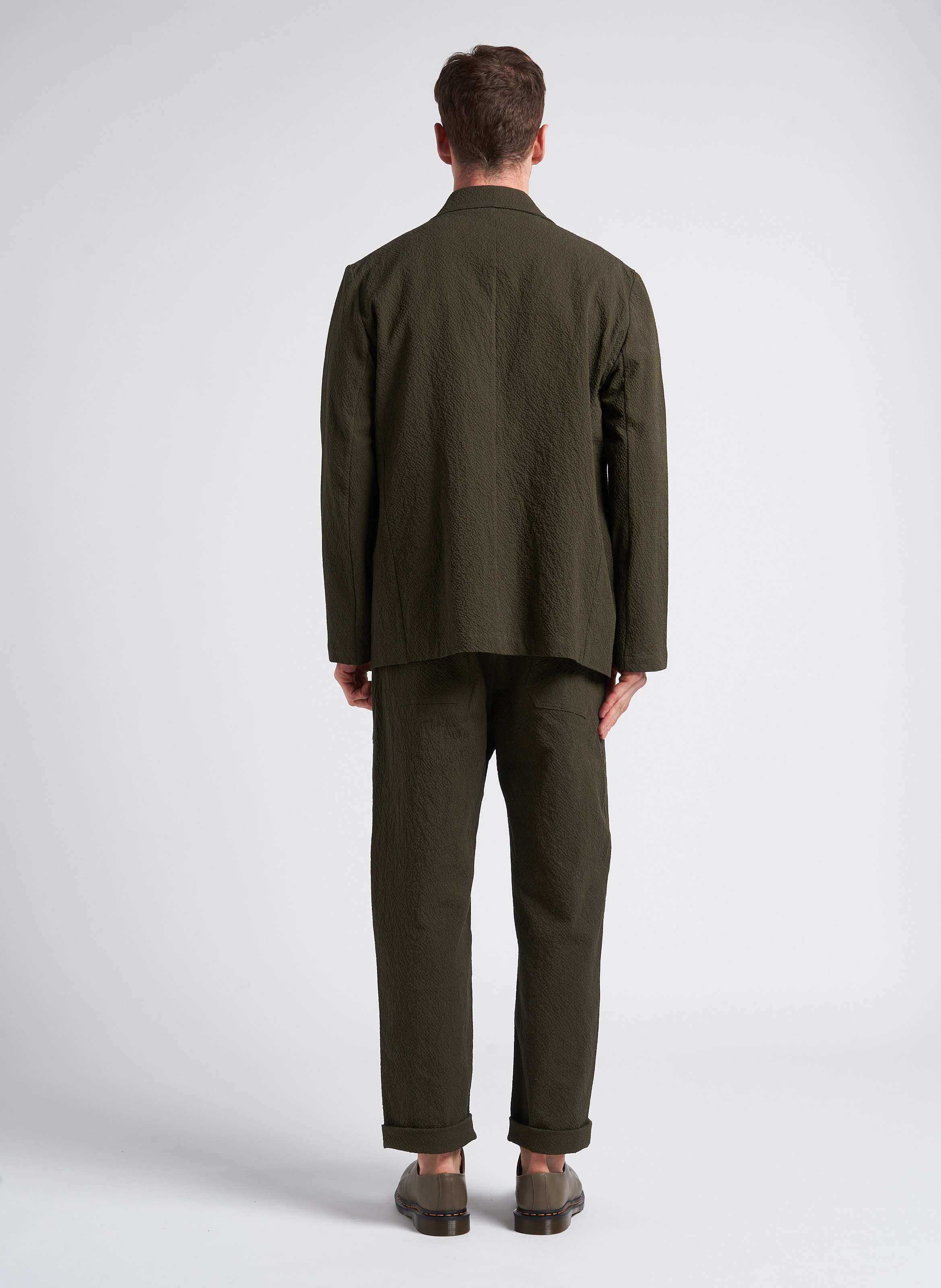 Veste de costume en coton mélangé HOMECORE Vert