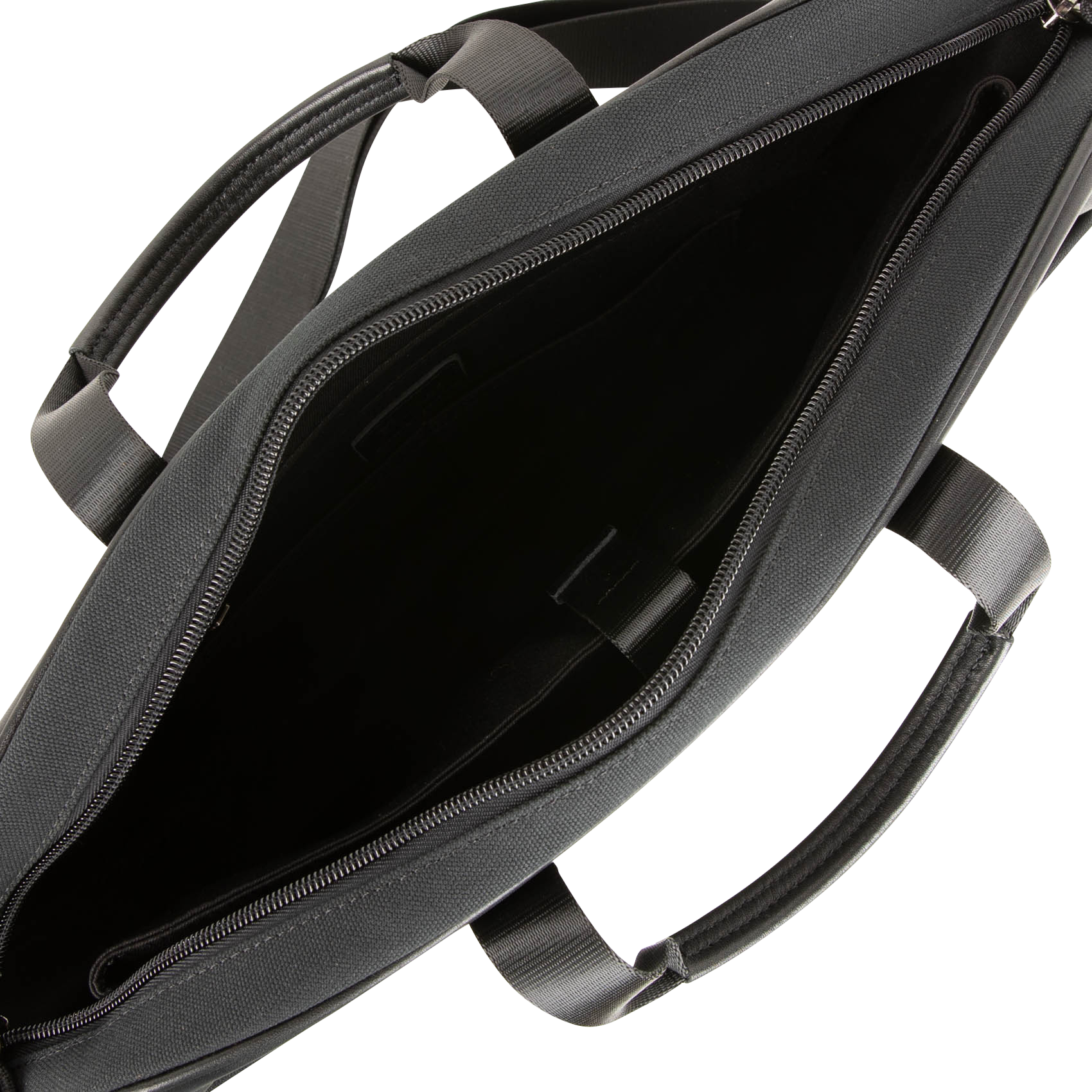 Dokumententasche in zweifarbigem Leder-Look SIR EDWARD Schwarz