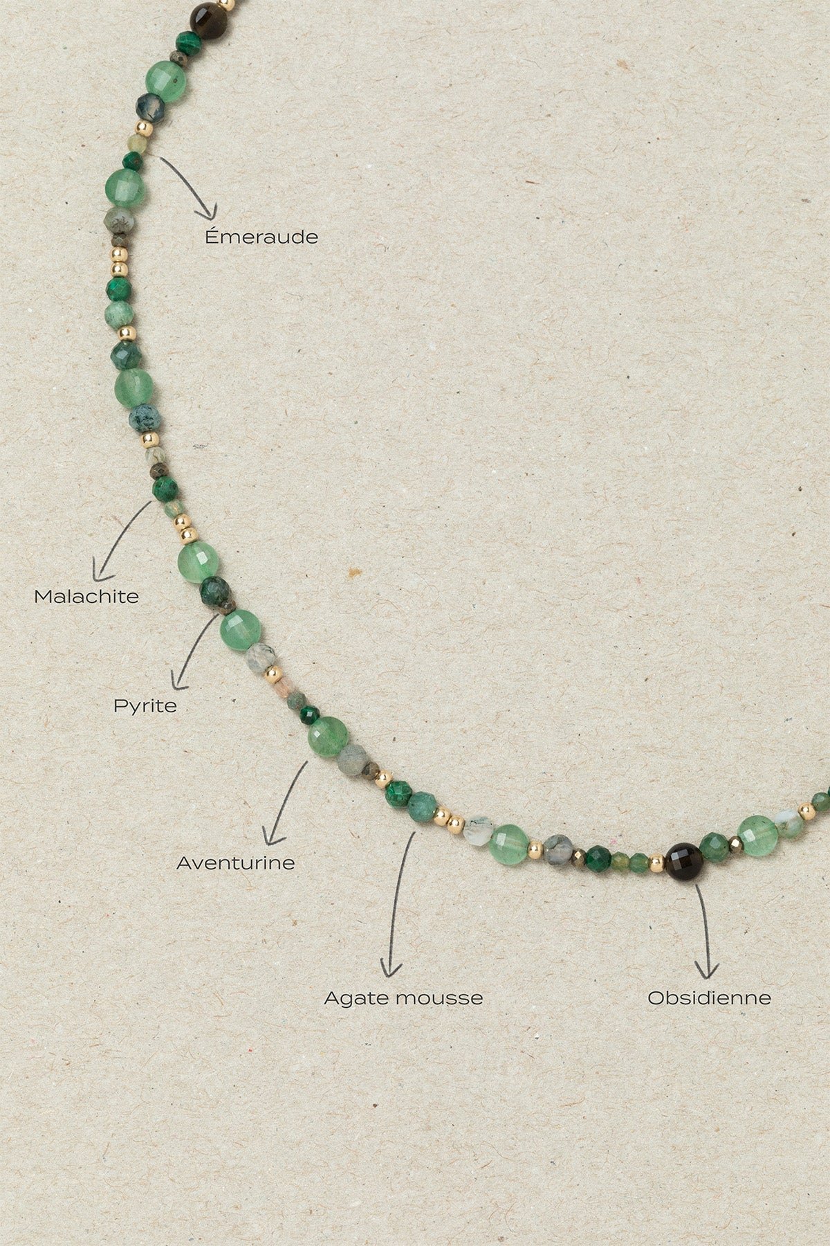 Venus necklace - mint YAY Green