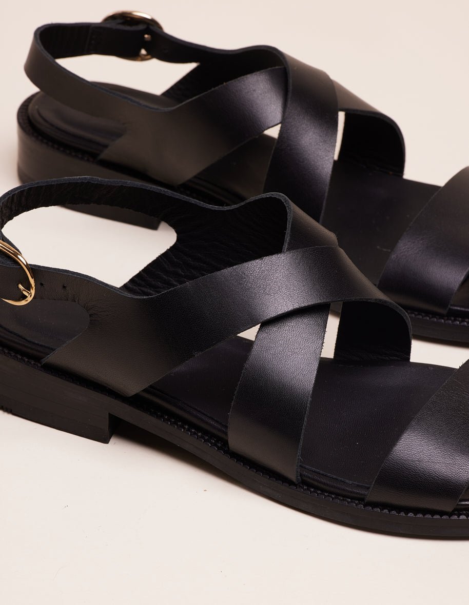 Sandals ODAJE EX. M.MOUSTACHE Black