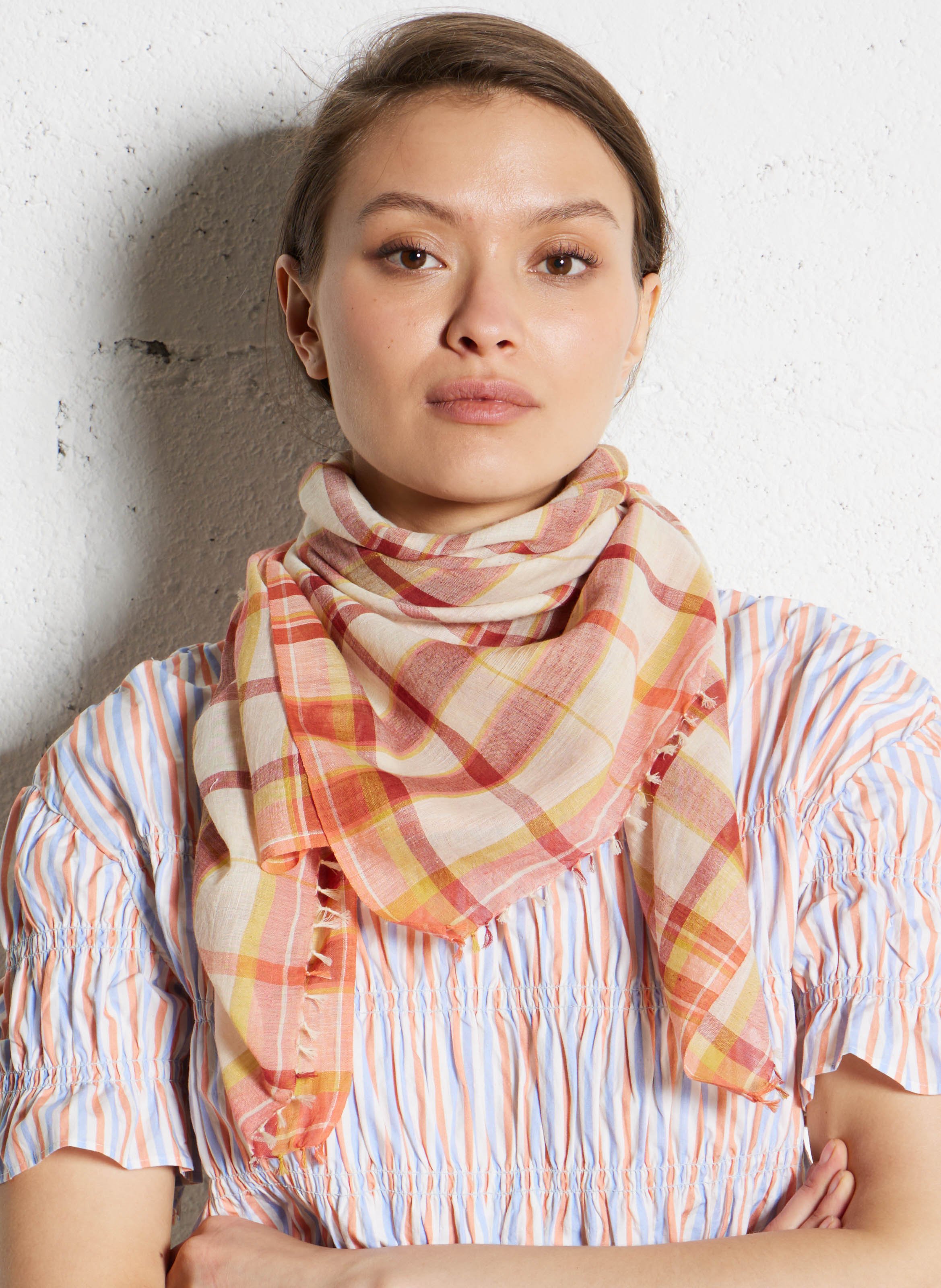 Baumwoll-Foulard MOISMONT Beige