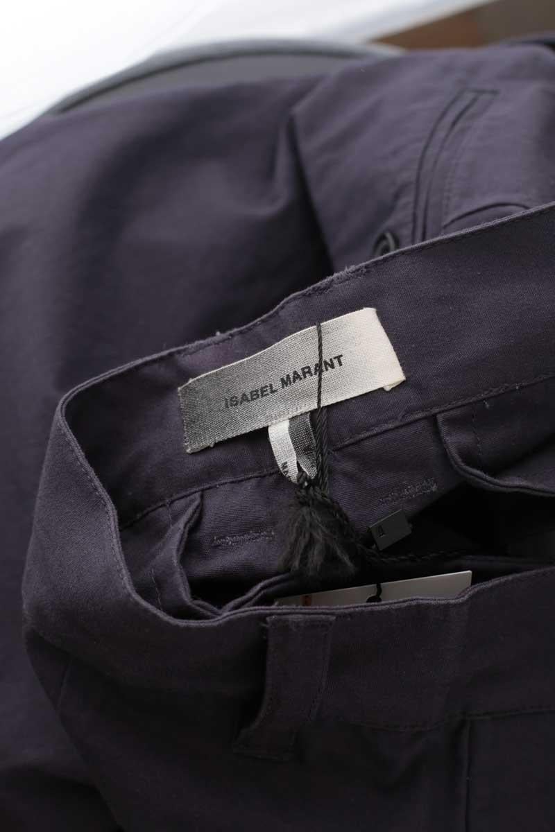 Straight-leg cotton pants ISABEL MARANT - Seconde Main Purple