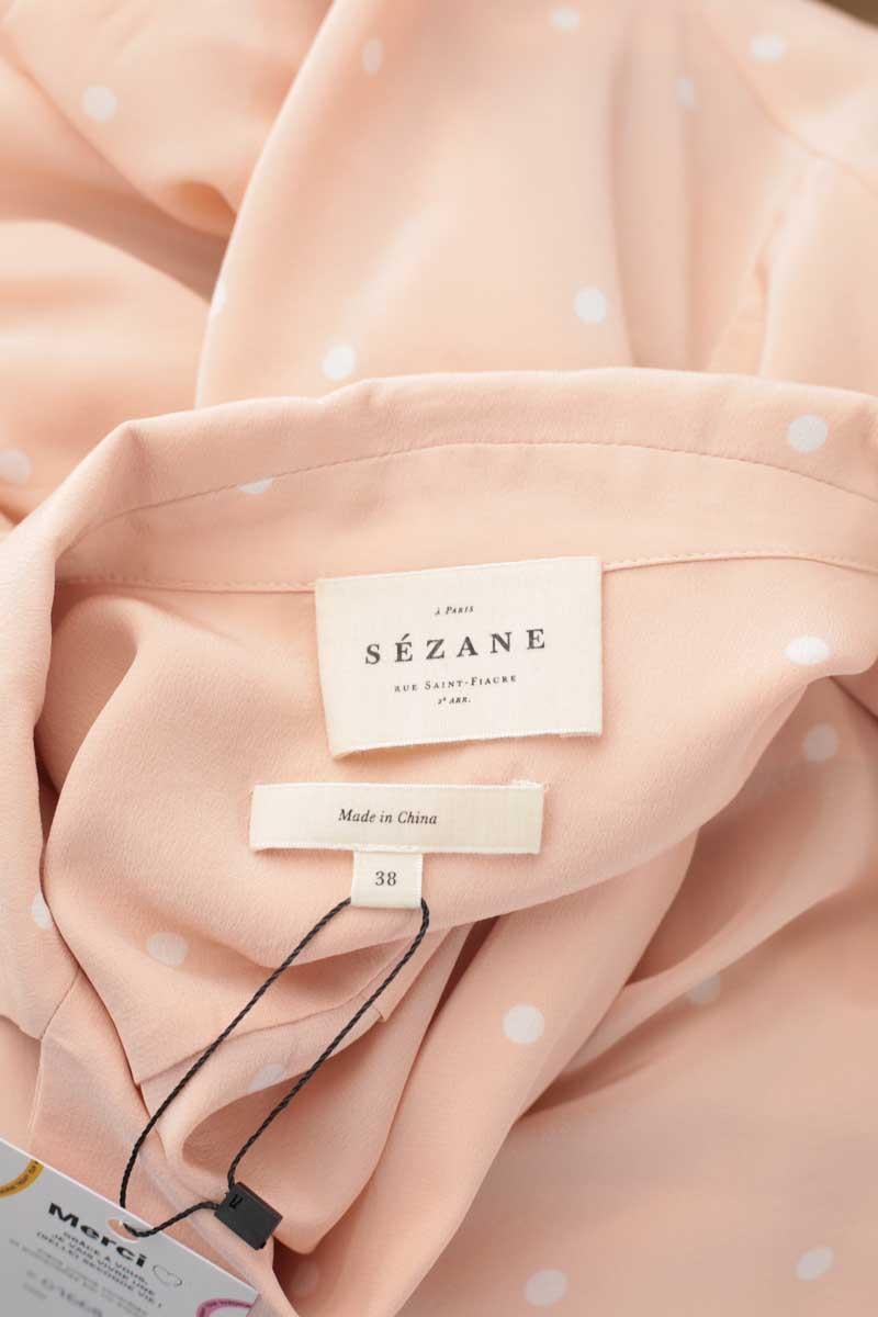 Daniel silk shirt SEZANE - Seconde main Pink