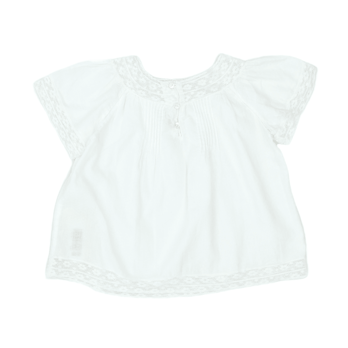 White child's blouse - 4 years BONPOINT - Seconde Main White