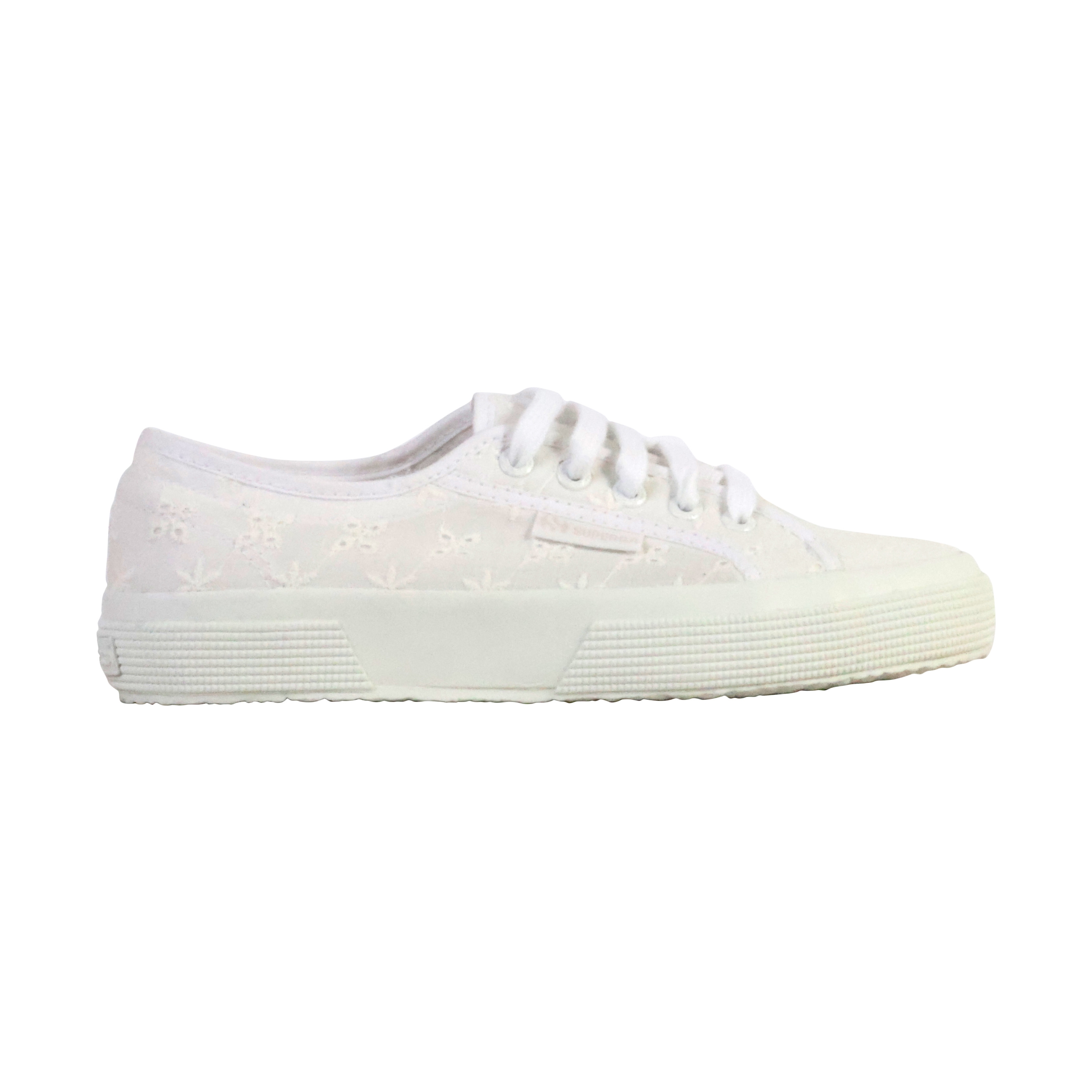 Superga Flower Sangallo lace-up sneakers SUPERGA White