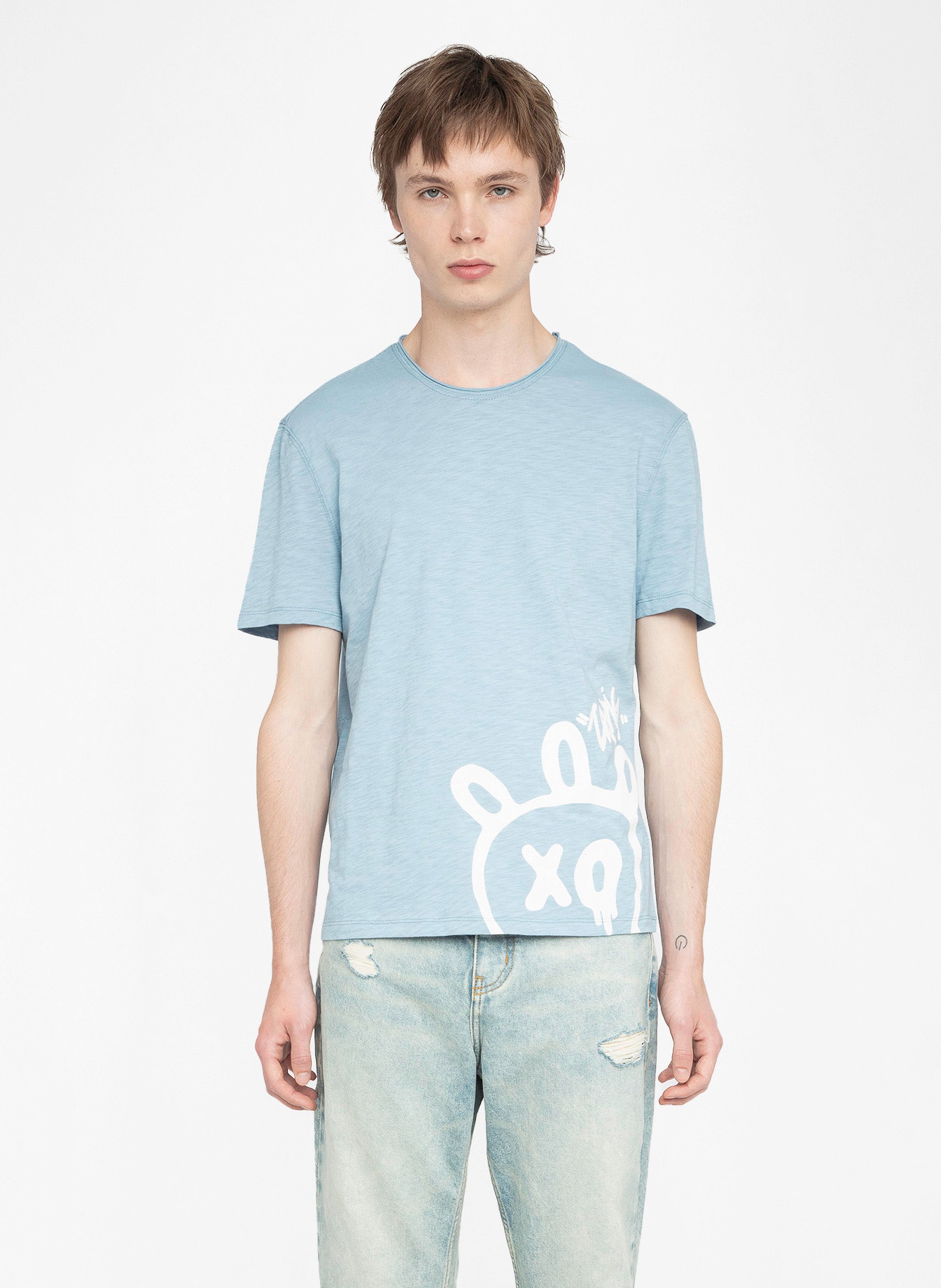 Tee-shirt col rond en coton ZADIG&amp;VOLTAIRE