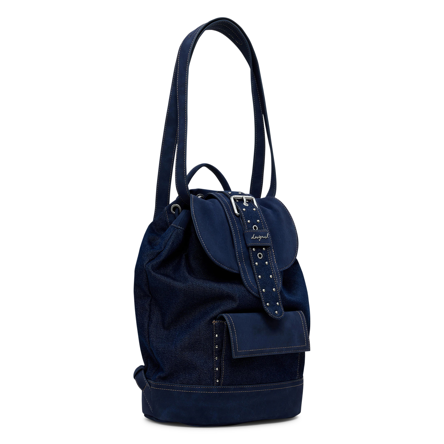 Sac à dos en denim DESIGUAL Bleu