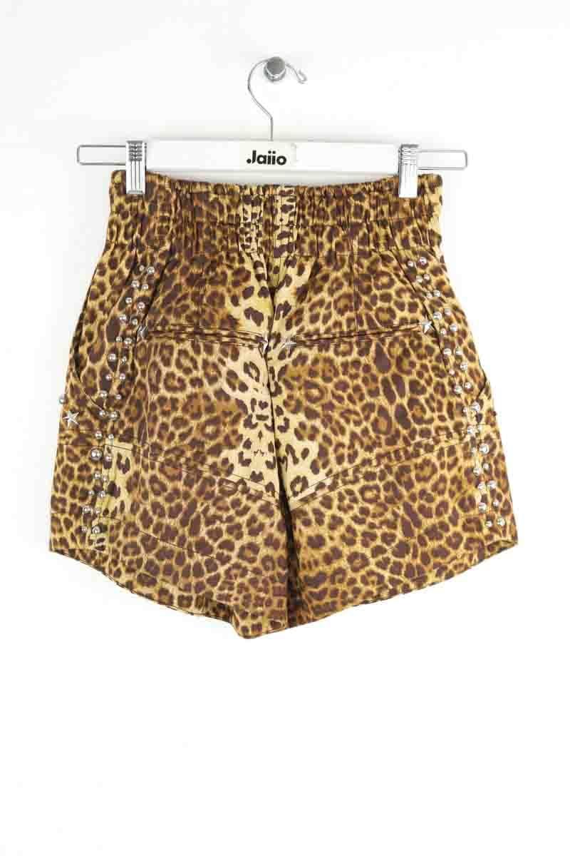 Cotton mini shorts LAURENCE BRAS - Seconde Main Brown