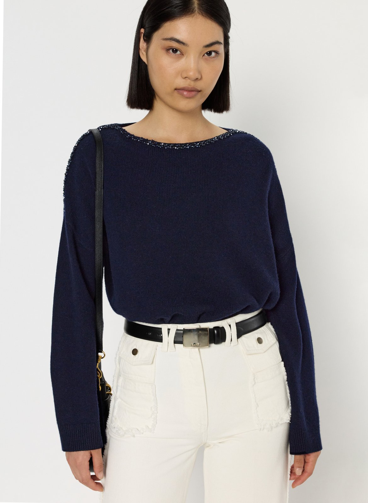 Gestreepte wollen trui GERARD DAREL Blauw