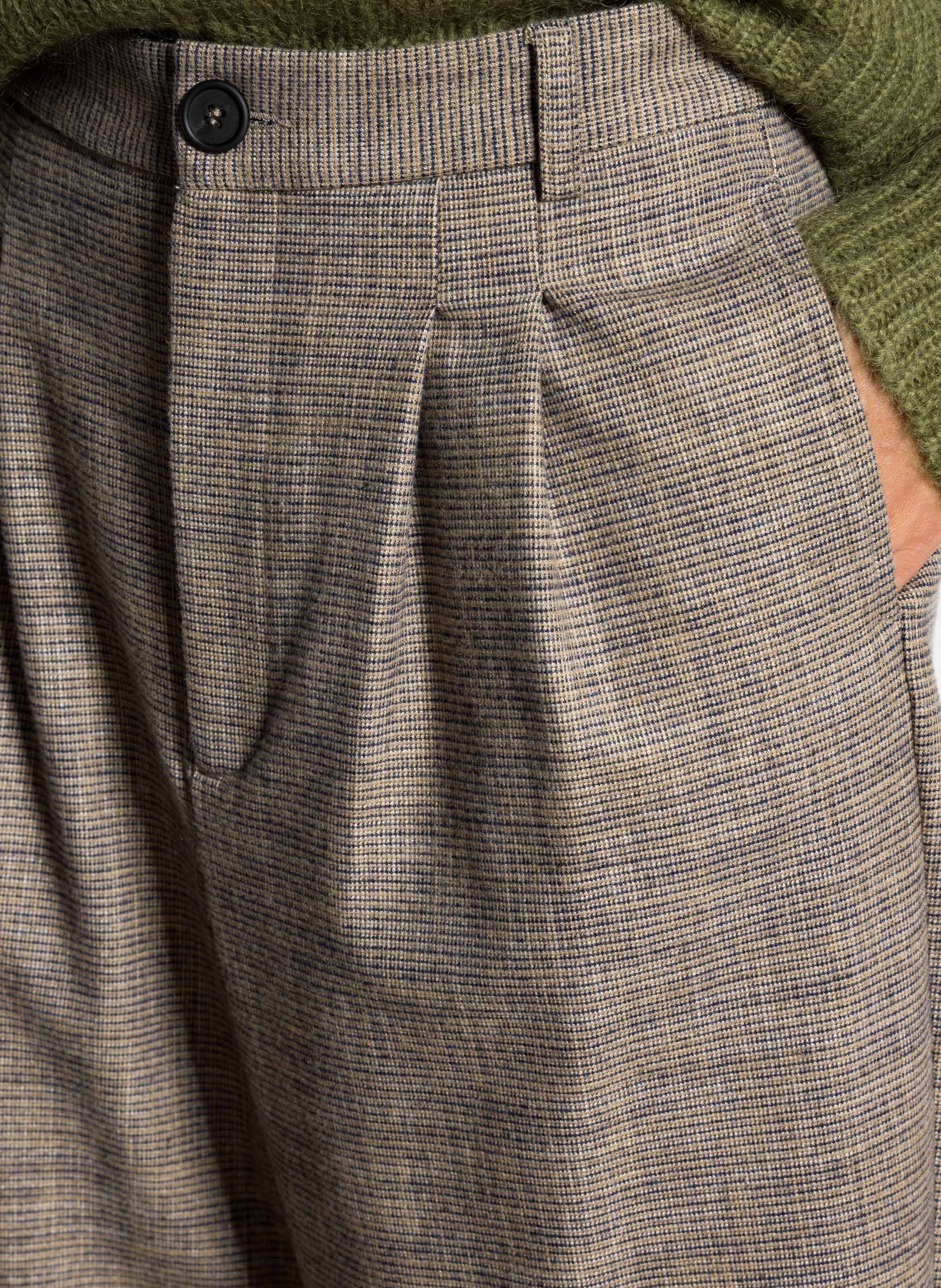 Norton printed straight trousers BELLA JONES Brown