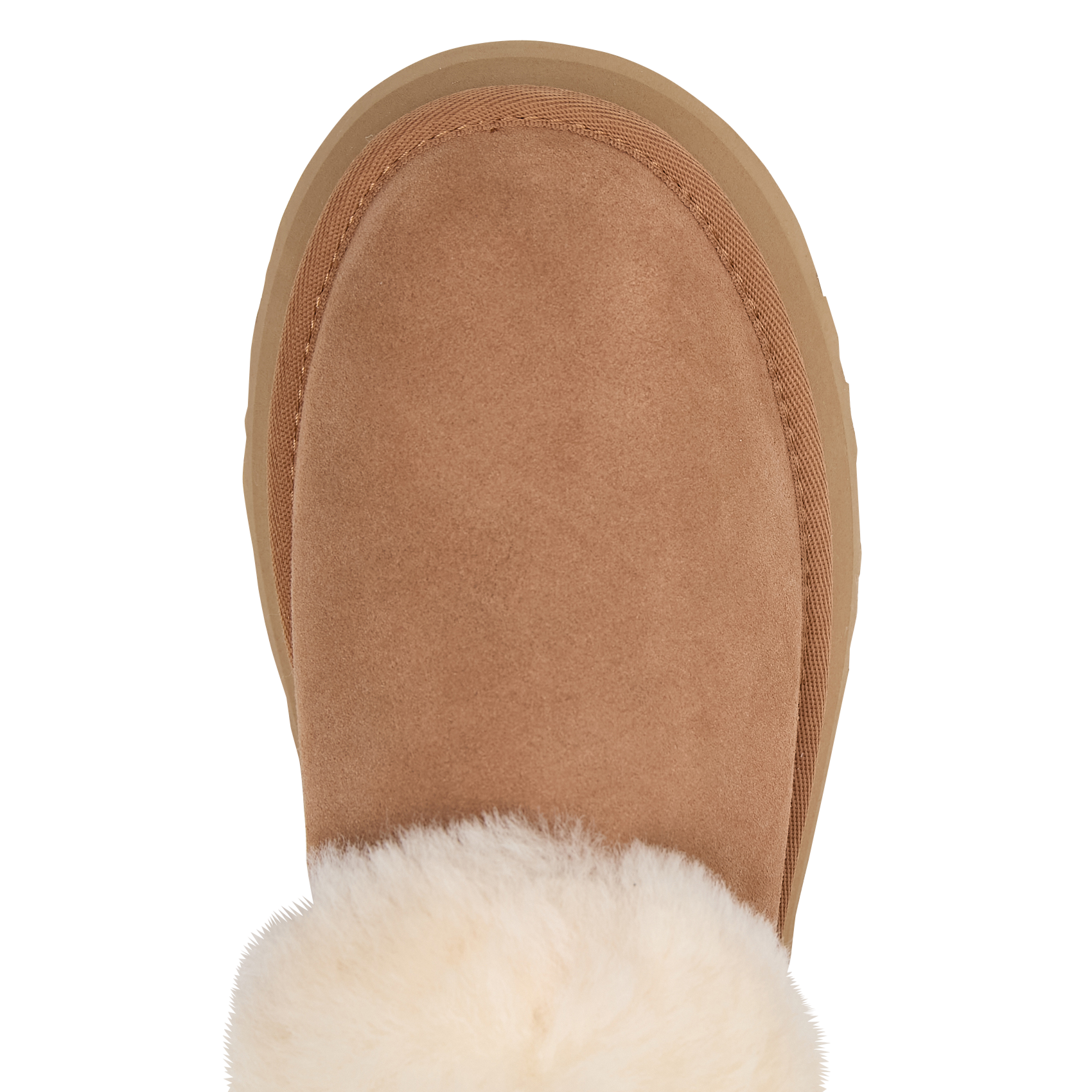 Klompen van imitatiebont UGG Bruin