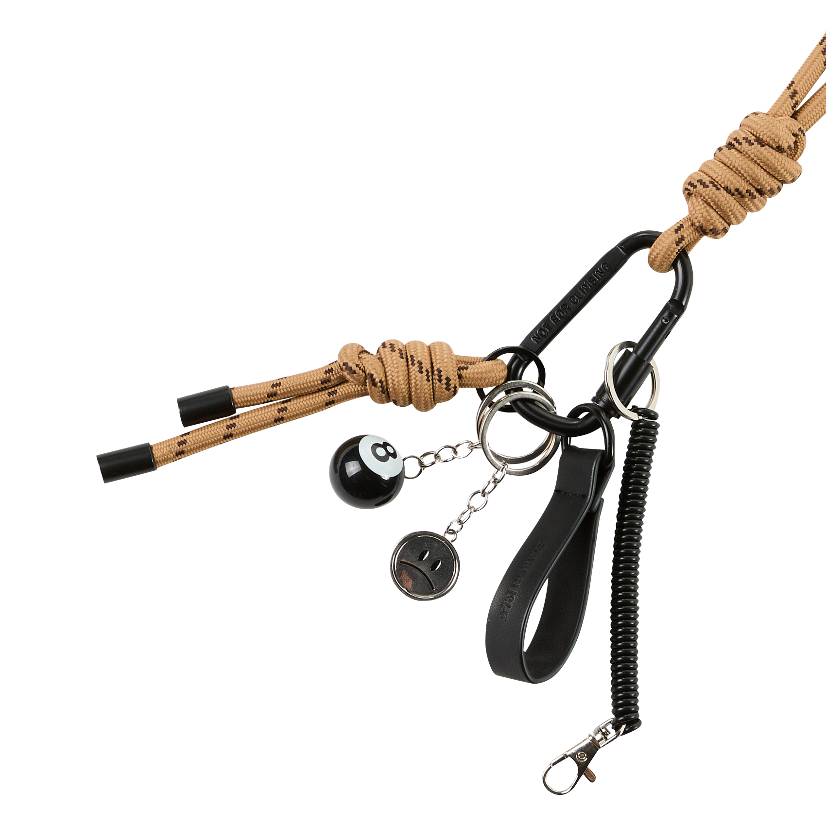 Porte-clés à breloques SAISON 1865 Beige