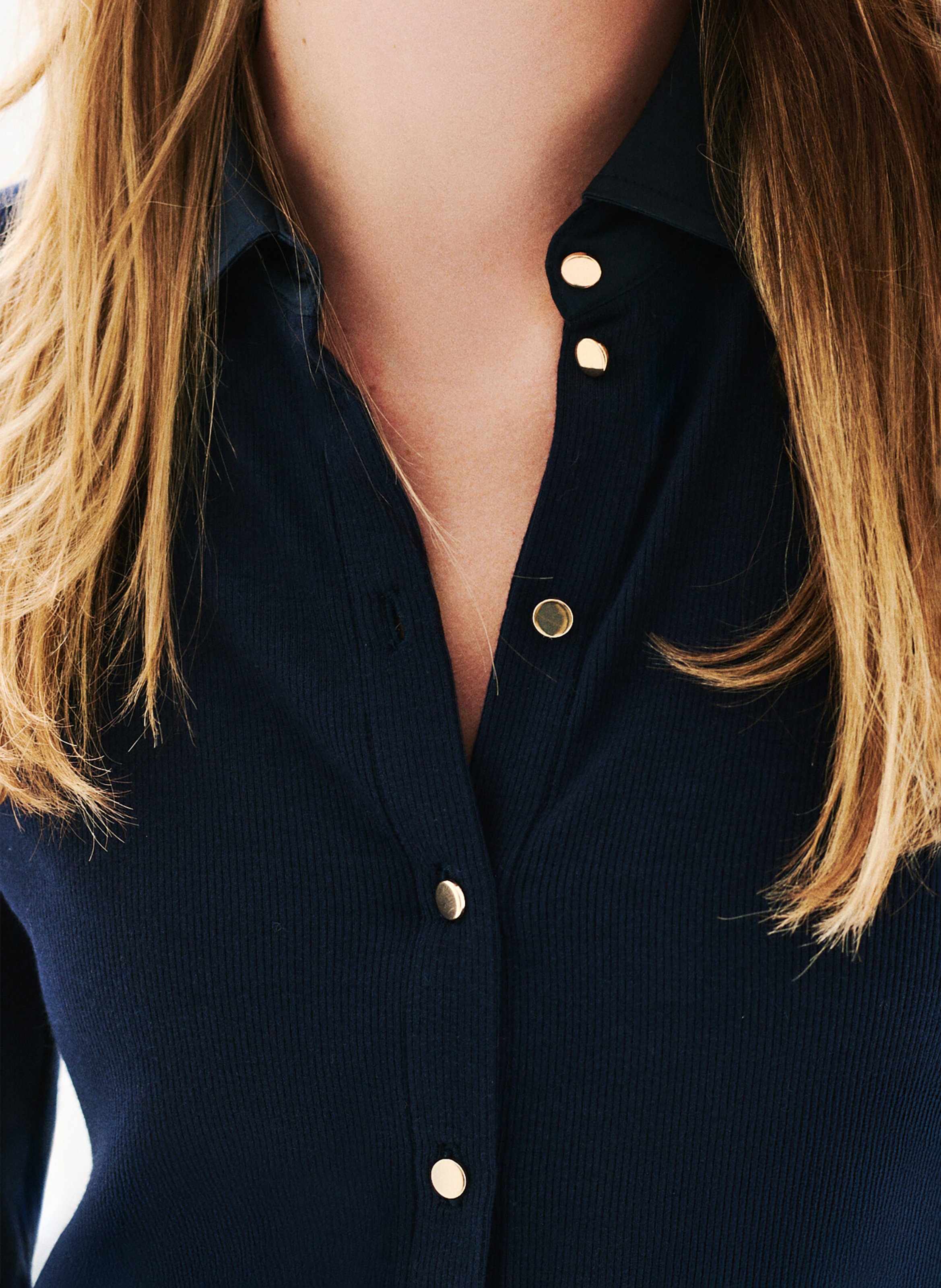 Straight shirt CAROLL Blue