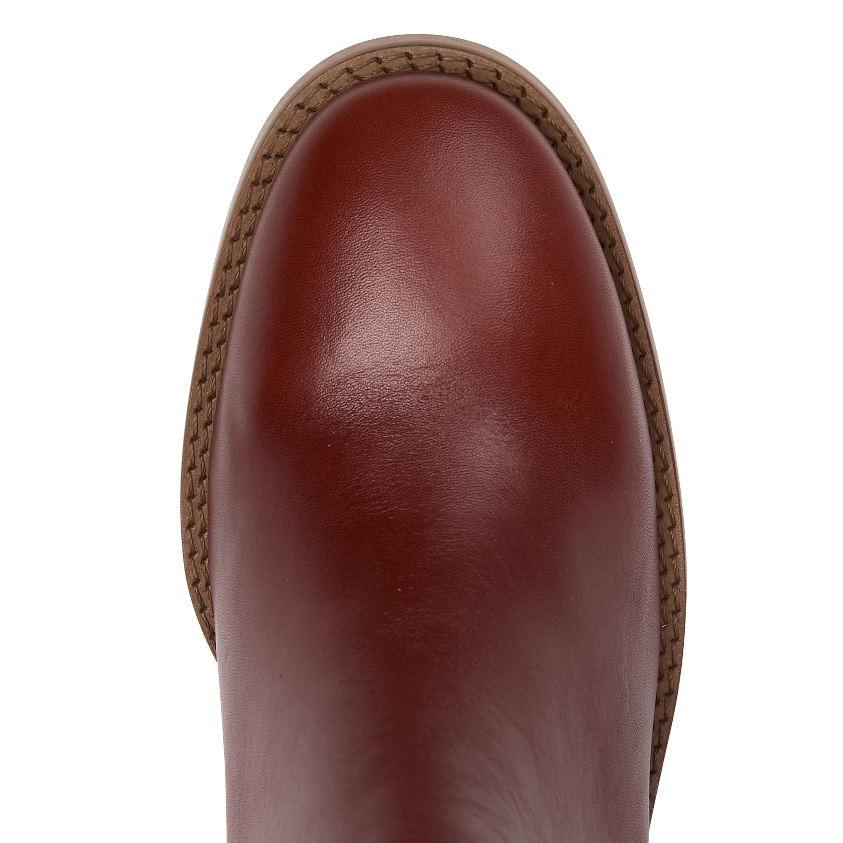 Bottines à enfiler en cuir lisse MAISON 123 Marron