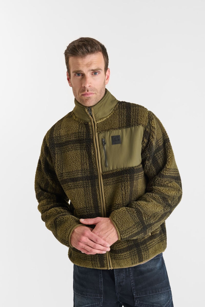 Cardigan LE TEMPS DES CERISES Khaki