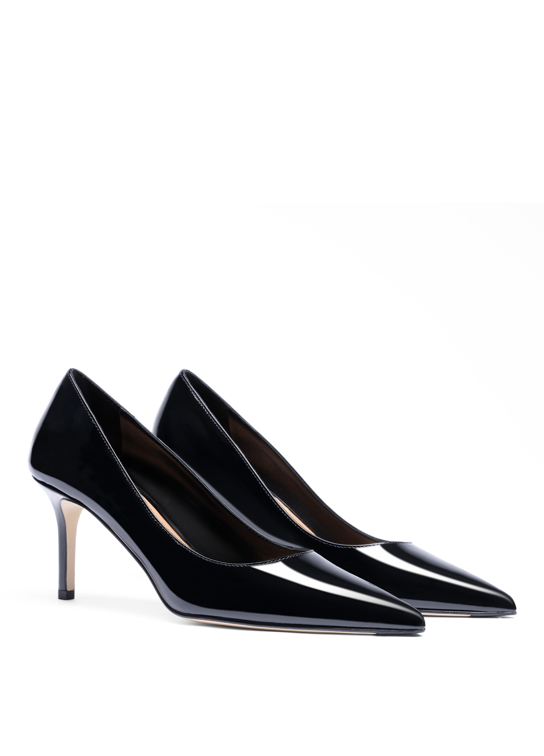 Black patent leather pumps PARALLELE PARIS Black