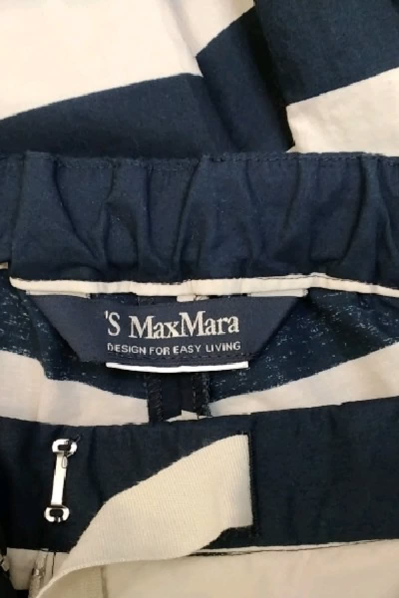 Wide trousers MAX MARA - Seconde Main Blue