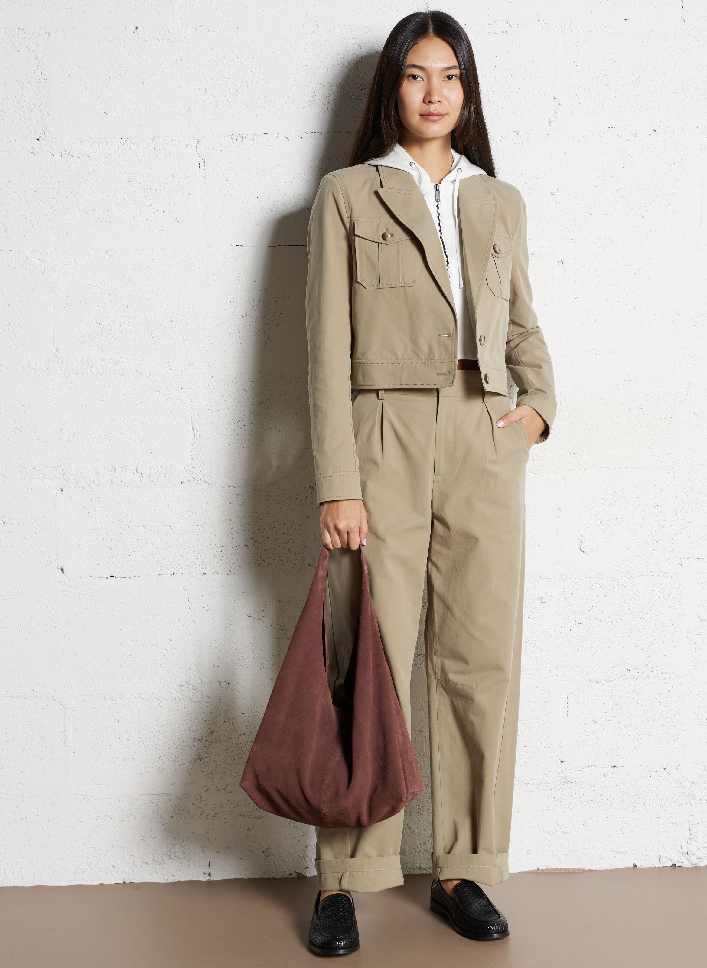 Billy L leather bag  IKKS Brown