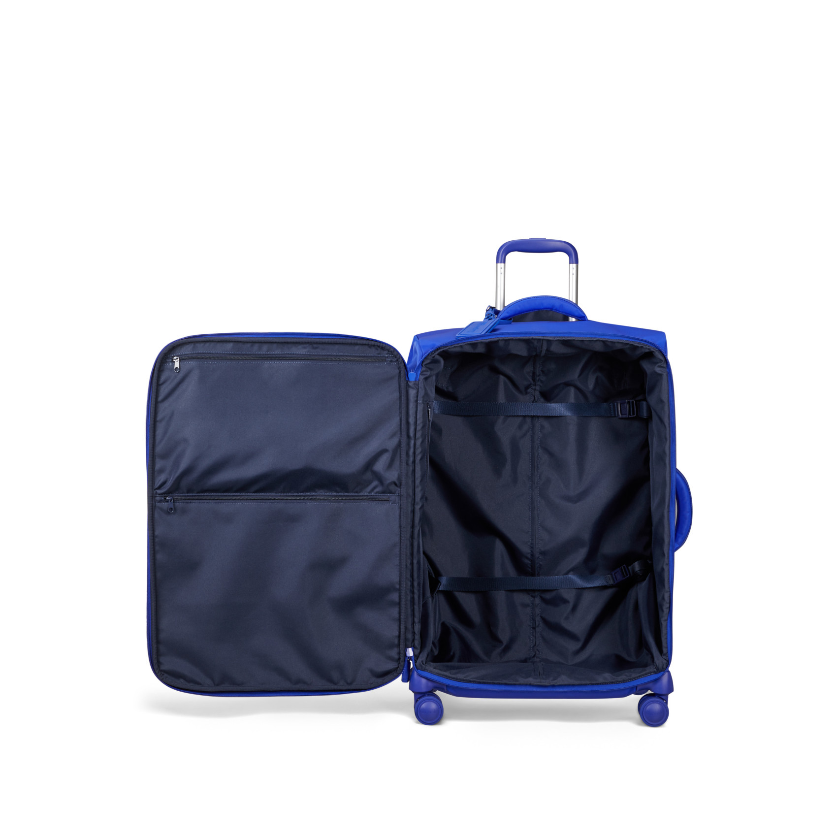 Feather suitcase 4 wheels size L LIPAULT Blue