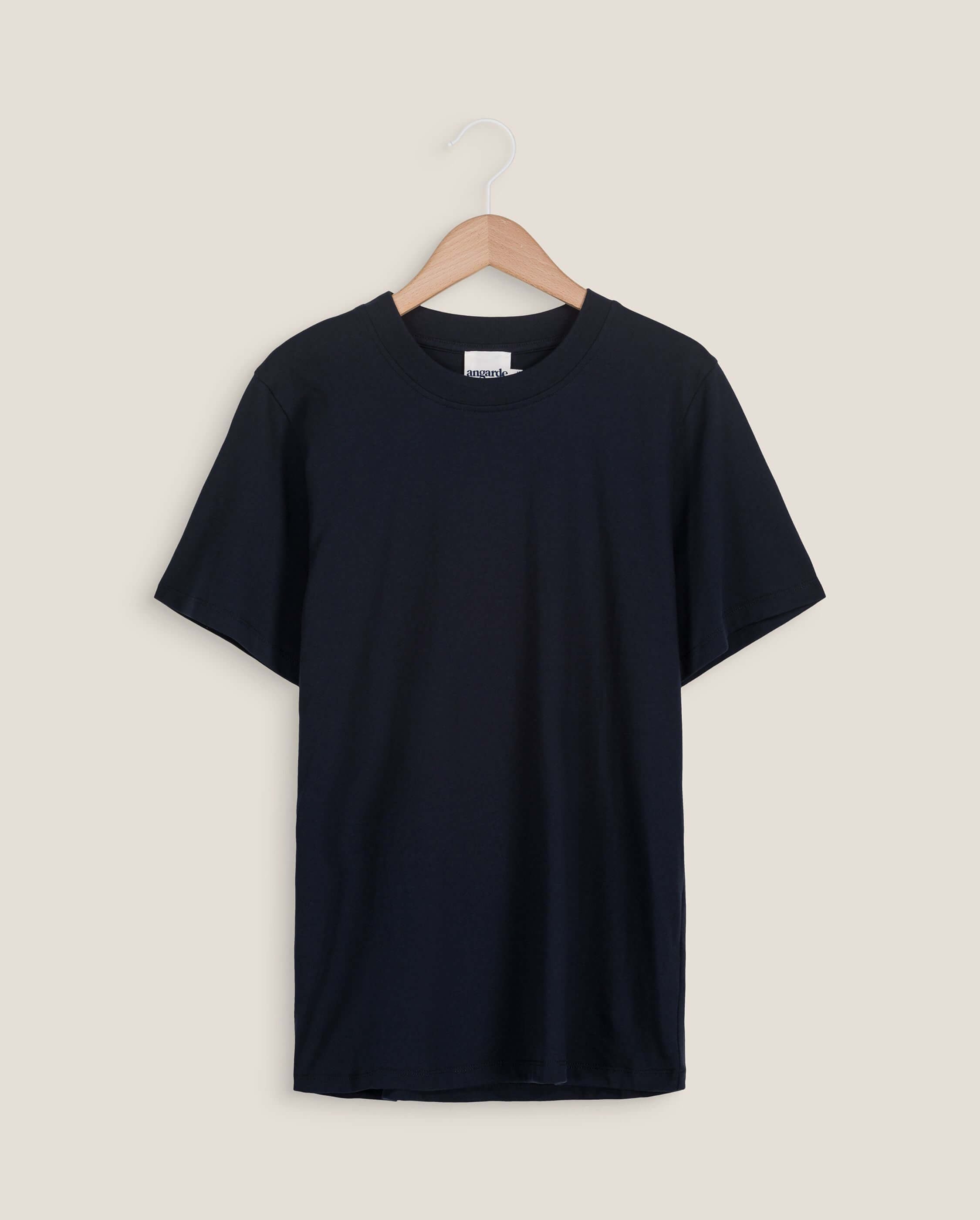 Women's organic cotton t-shirt, midnight blue ANGARDE Blue
